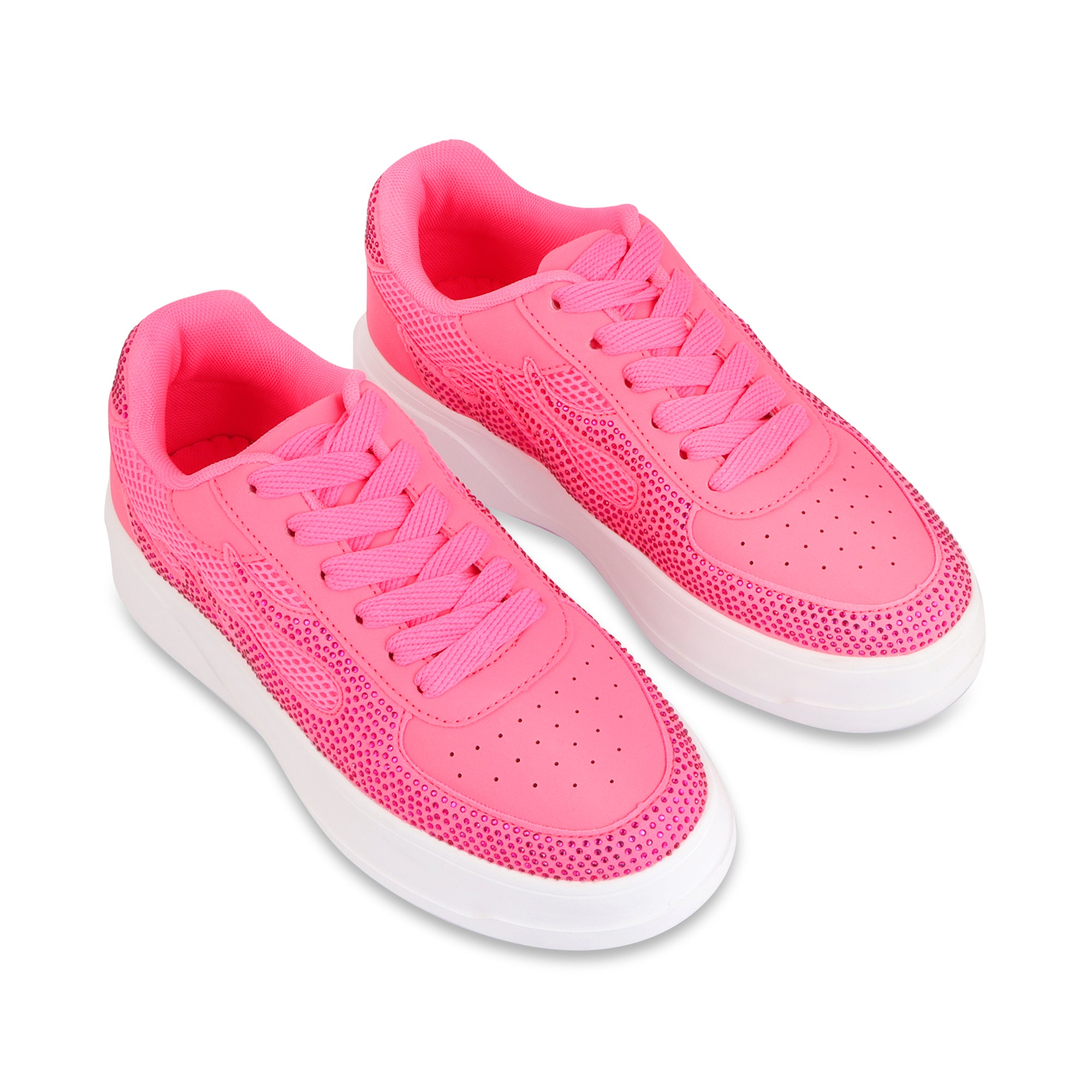 Hamster London Marcella Fire Hot Pink Party Sneakers