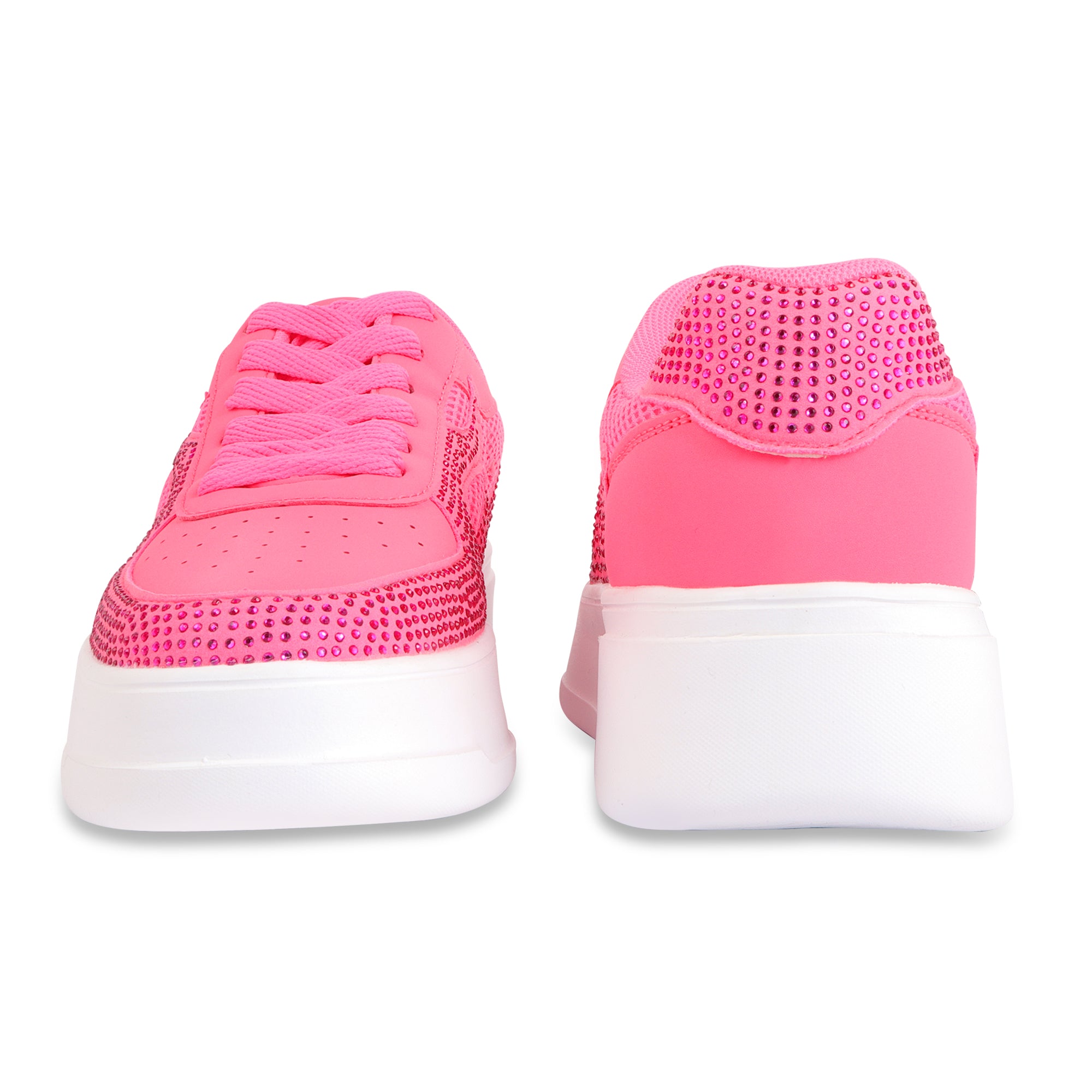 Hamster London Marcella Fire Hot Pink Party Sneakers