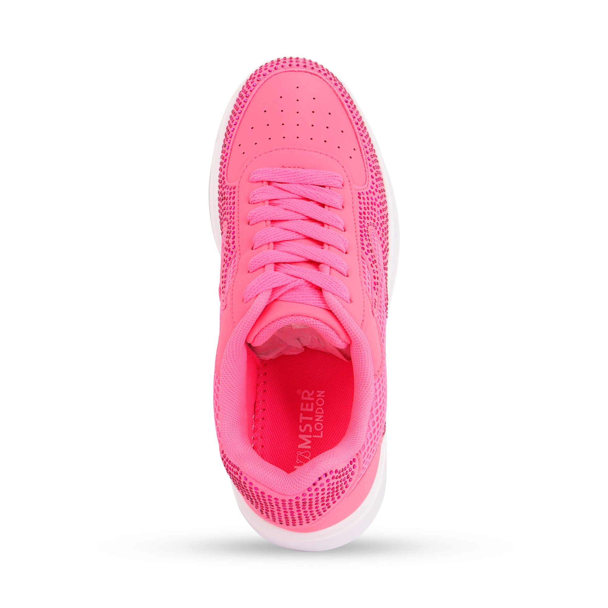 Hamster London Marcella Fire Hot Pink Party Sneakers