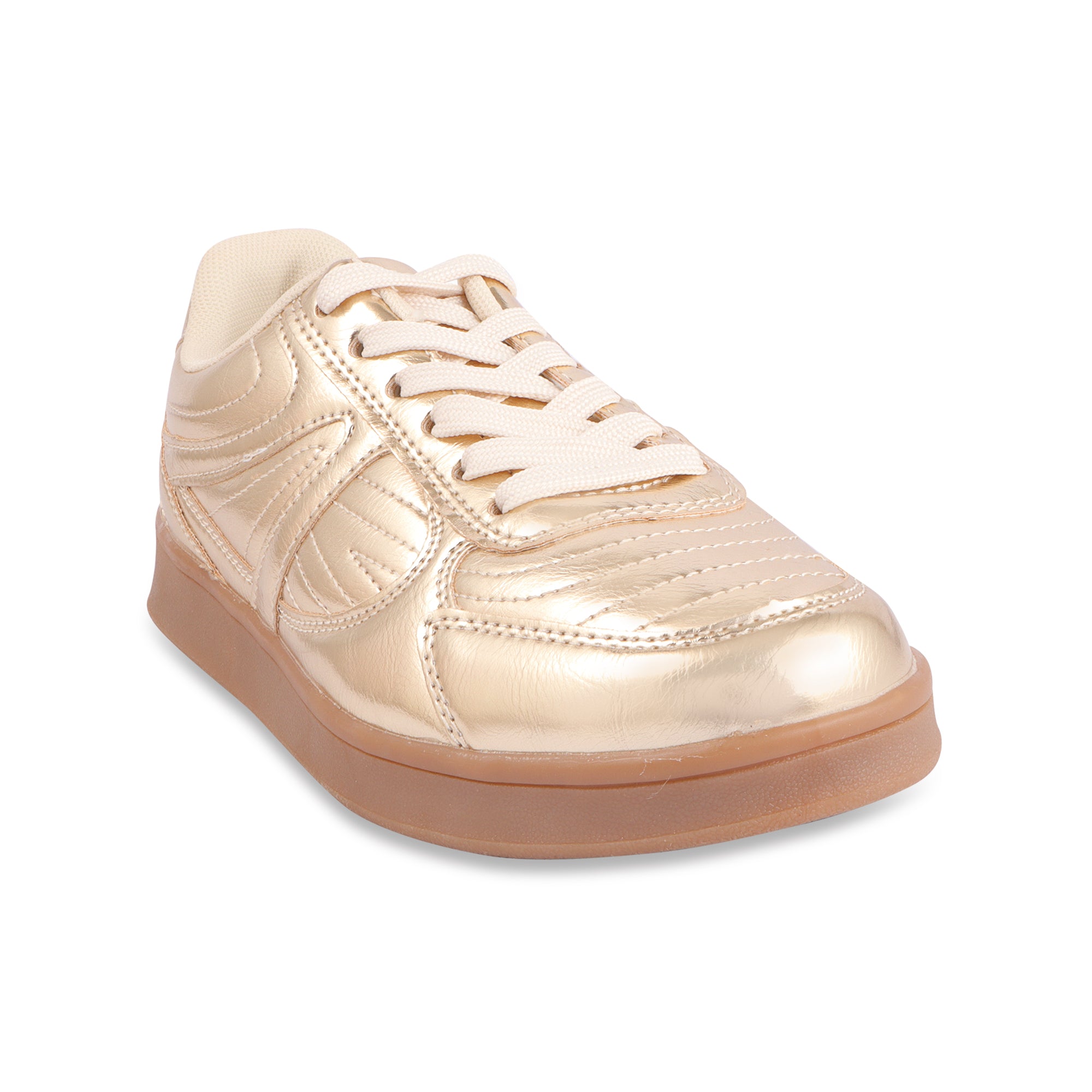 Hamster London Haven Kicker Party Gold Sneakers