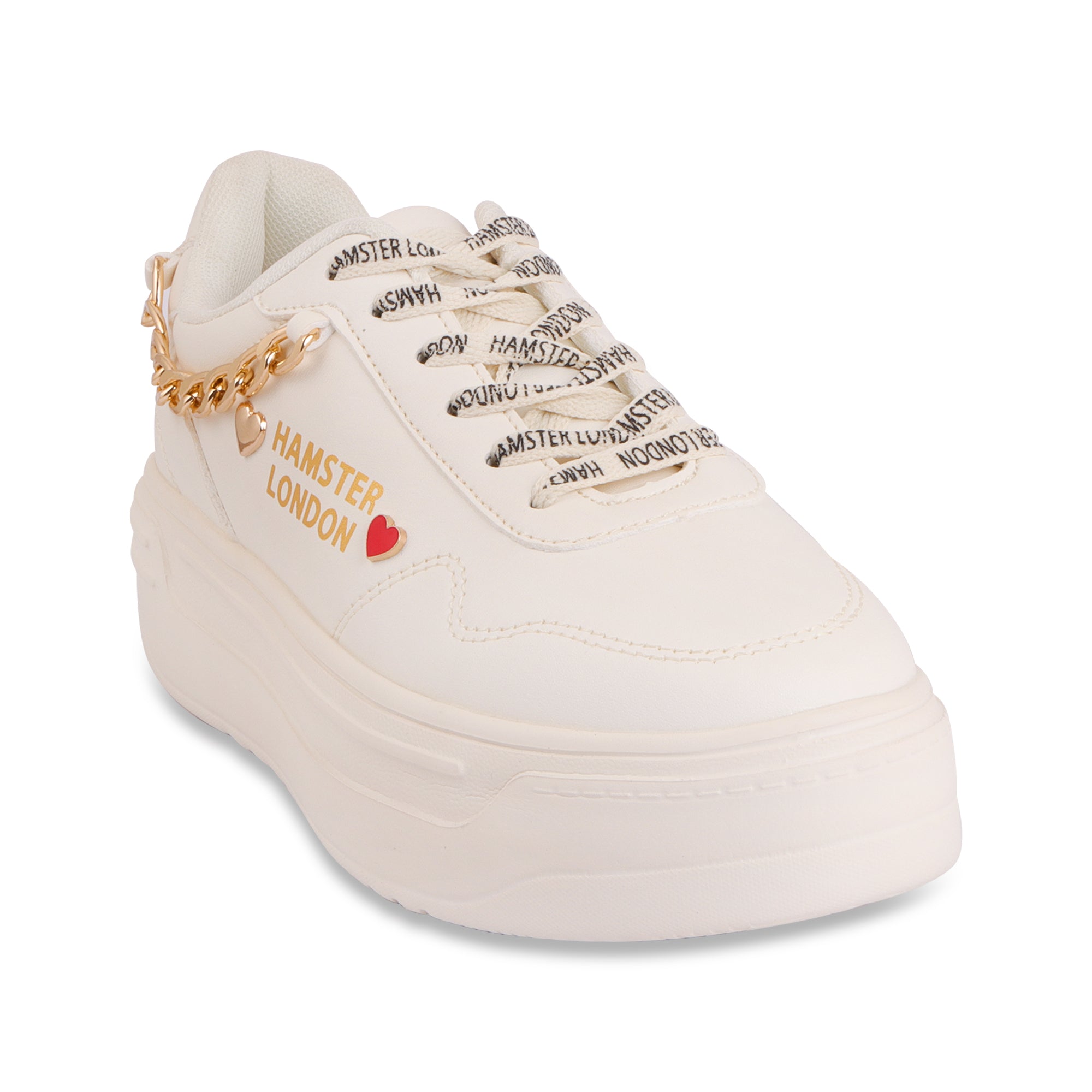 Hamster London Marcella Classic White Party Sneakers