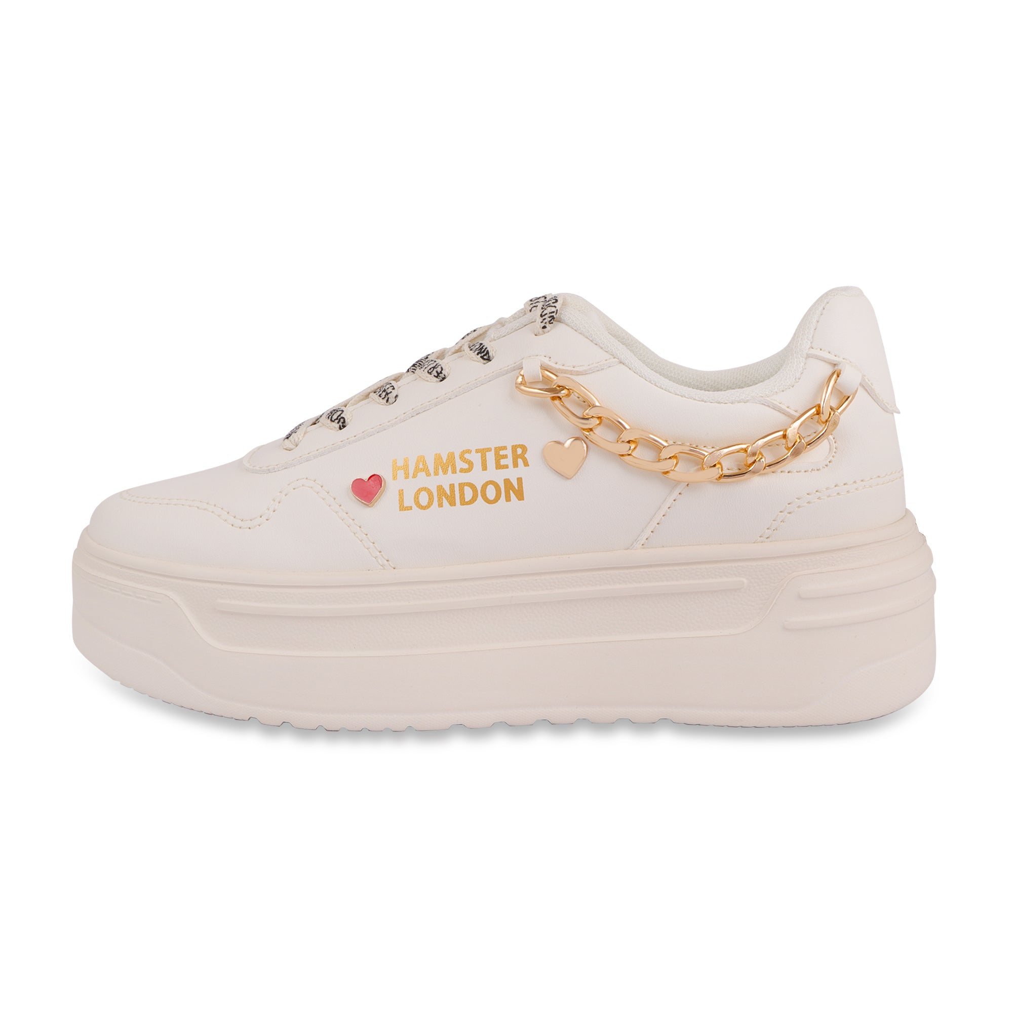 Hamster London Marcella Classic White Party Sneakers