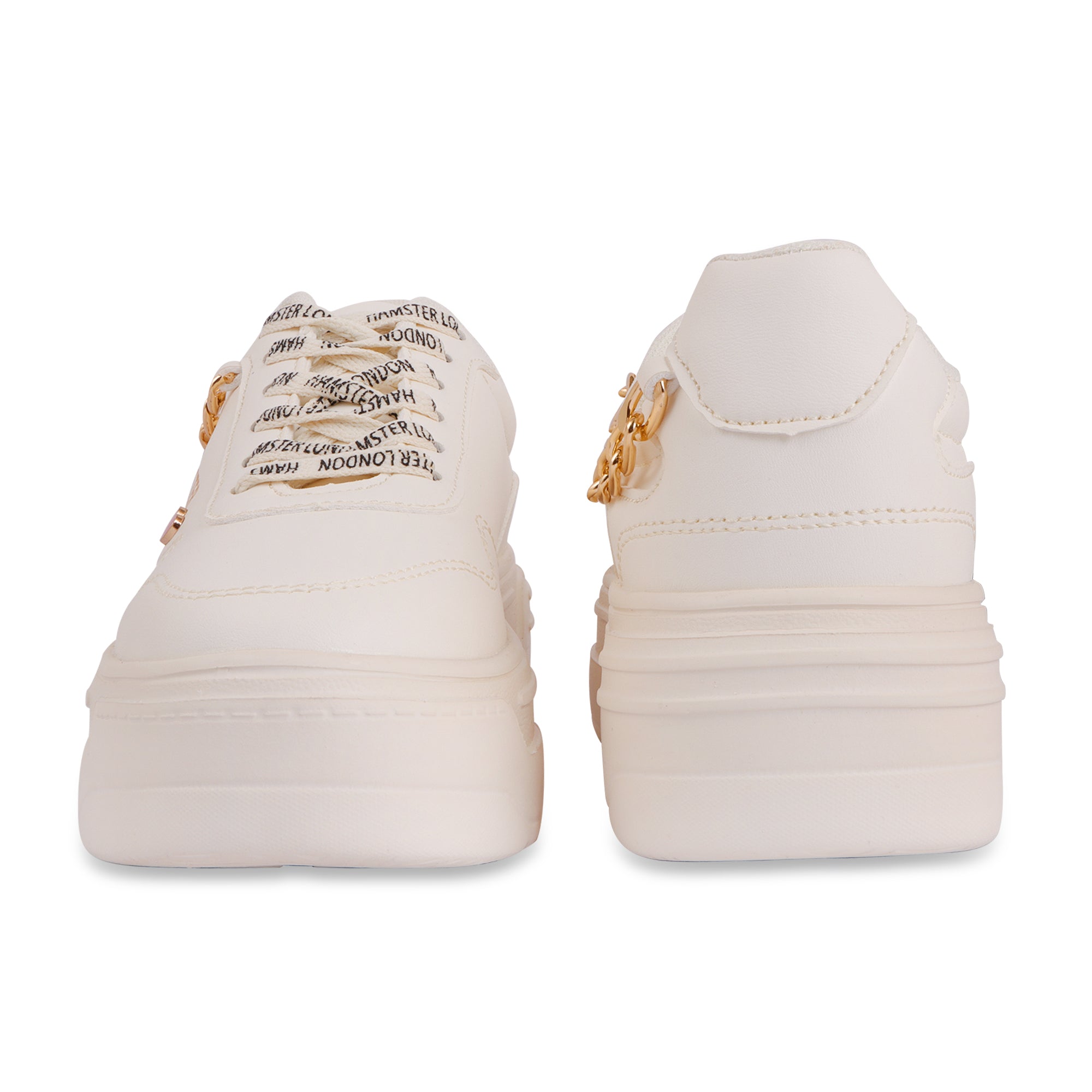 Hamster London Marcella Classic White Party Sneakers