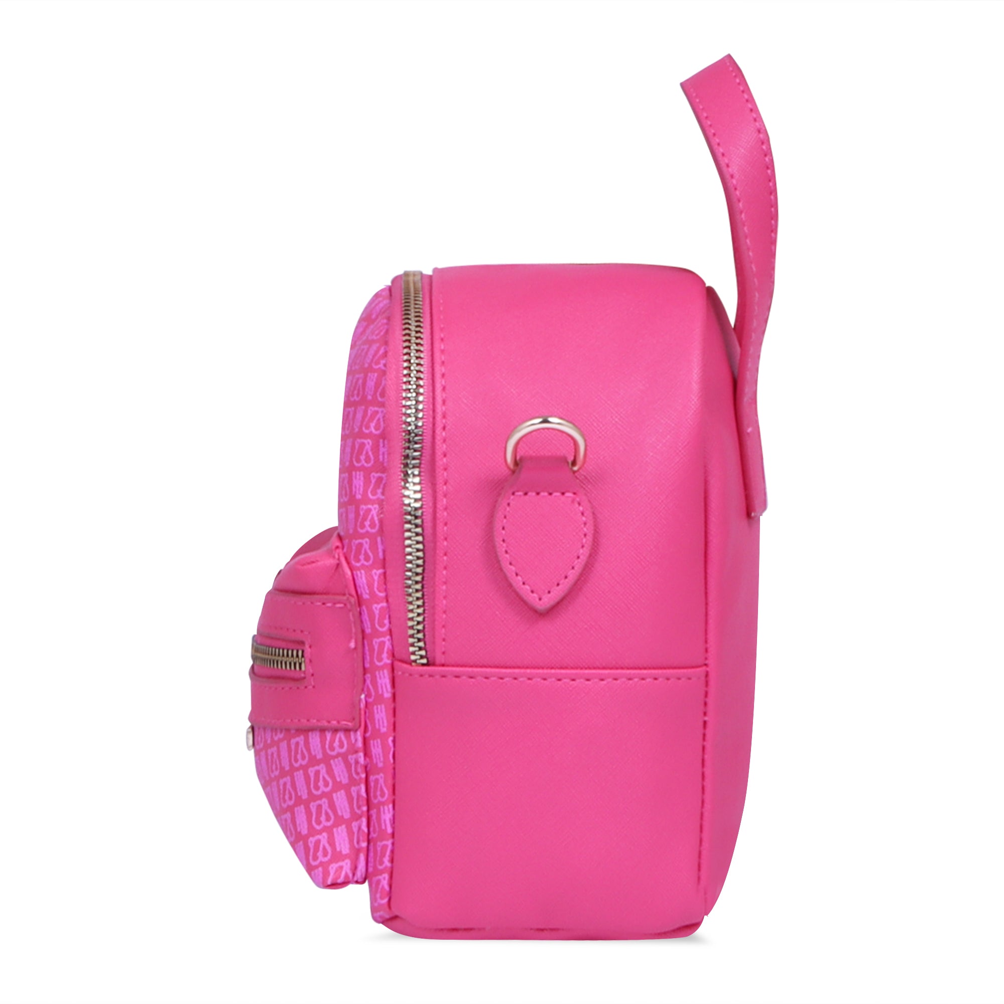 Hamster London Ted H Limited Edition Mini Satchel Bag Hot Pink