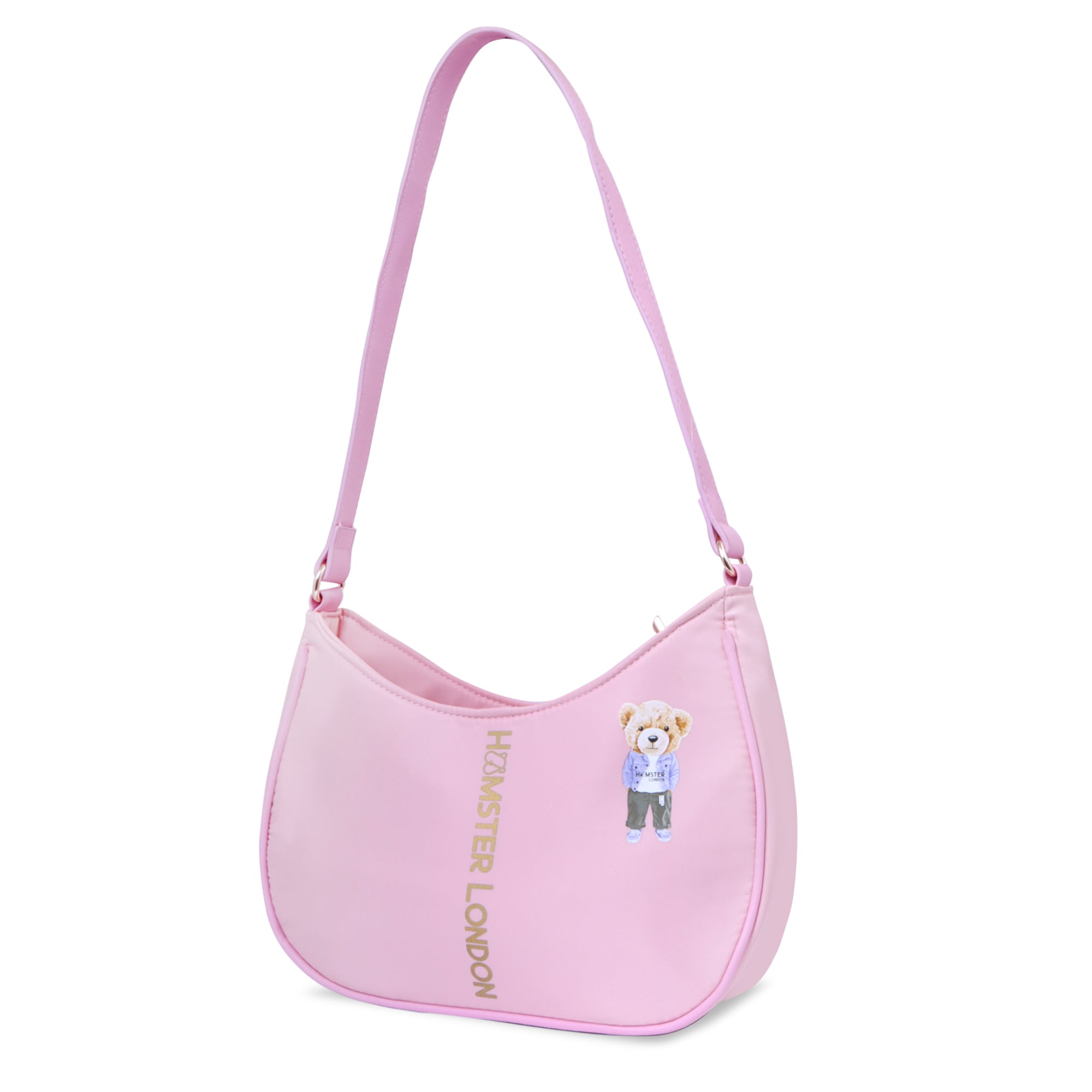 Hamster London Ted H Limited Edition Shoulder Bag Light Pink