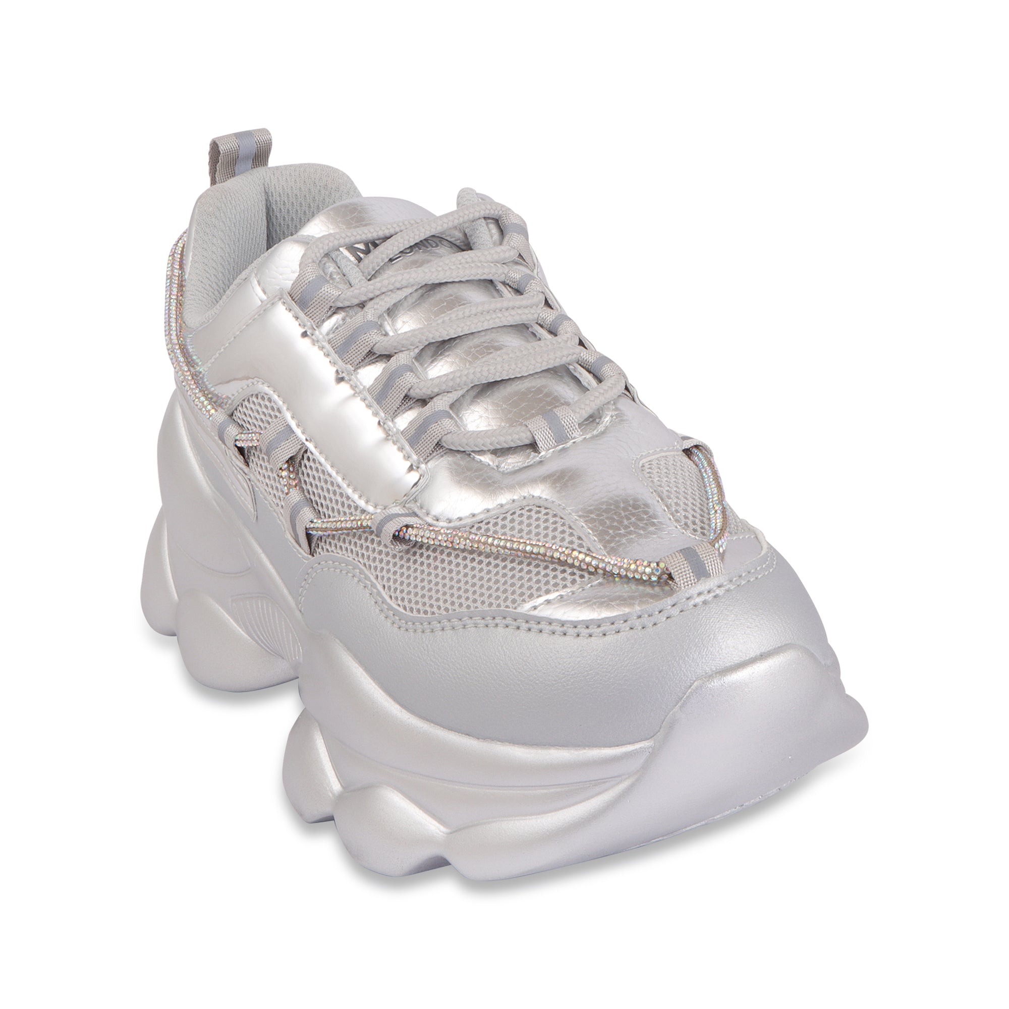 Hamster London Marcella Party Silver Sneakers