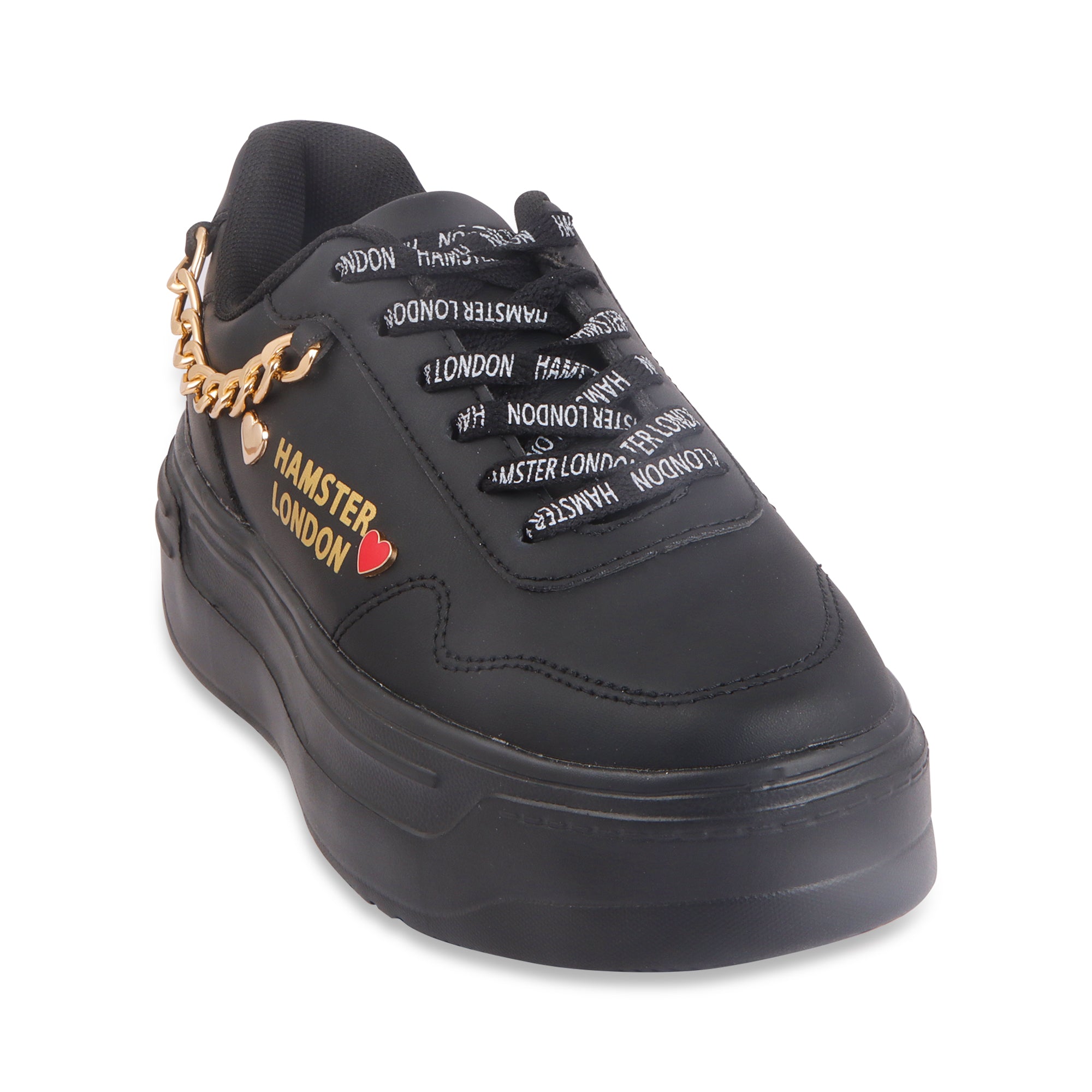 Hamster London Marcella Classic Black Party Sneakers