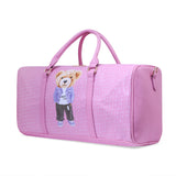 Hamster London Ted H Limited Edition PU Duffle Light Pink