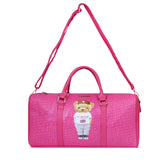 Hamster London Ted H Limited Edition PU Duffle Hot Pink