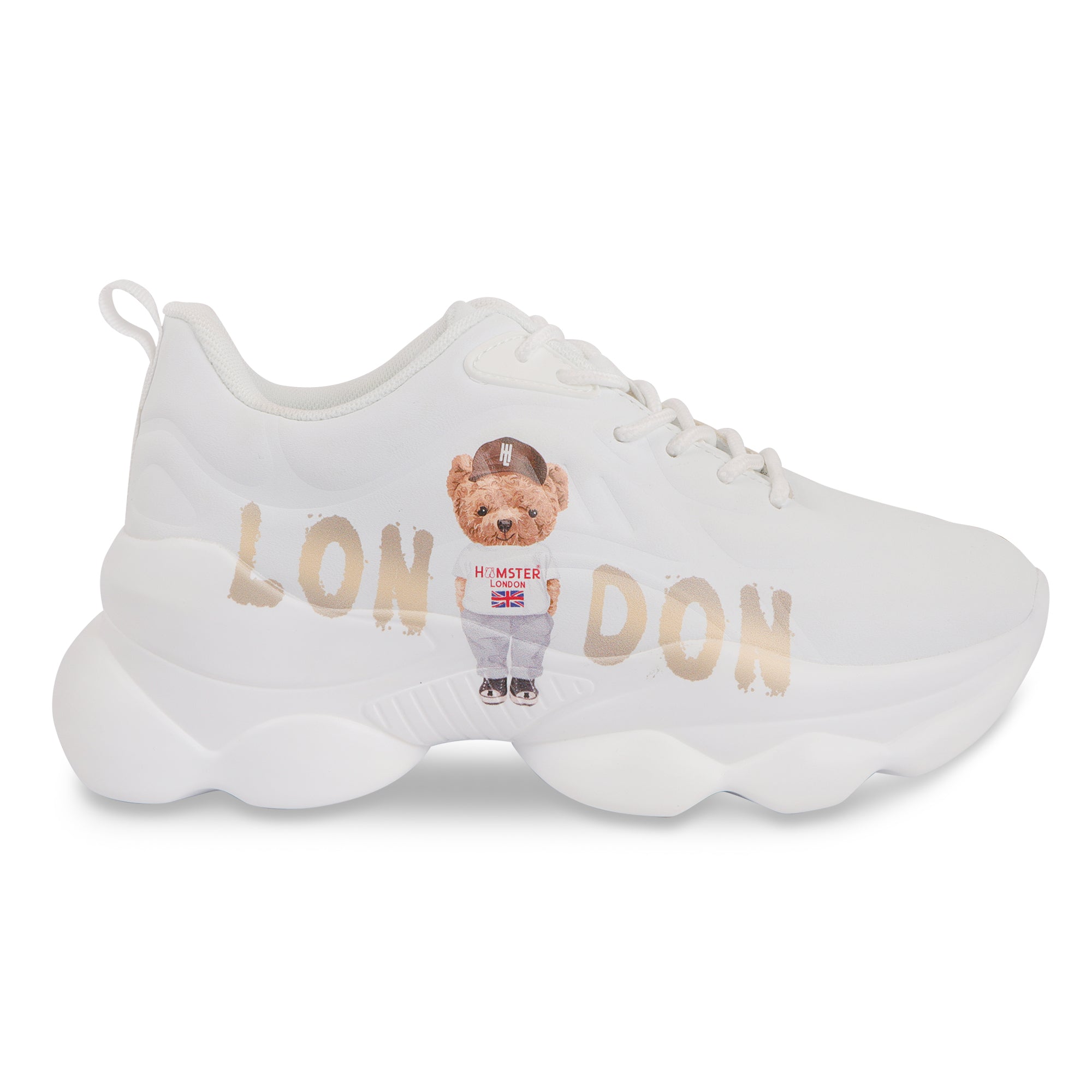 Hamster London Ted H Party Sneakers Gold