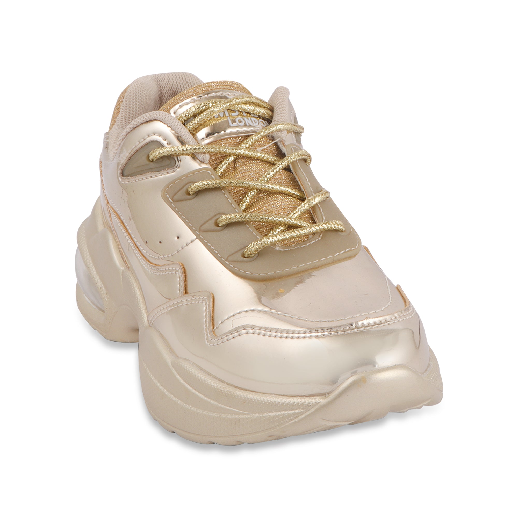 Hamster London Heli Gold Party Sneakers