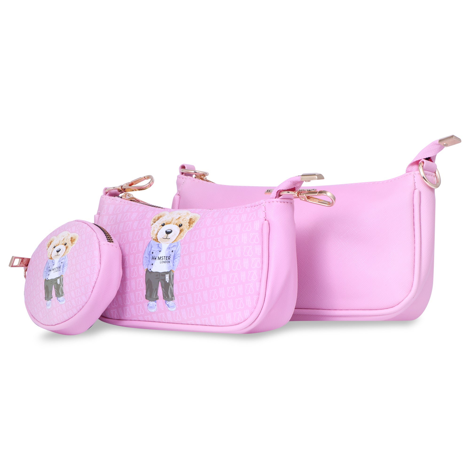 Hamster London Ted H Limited Edition Pouchette Sling Light Pink