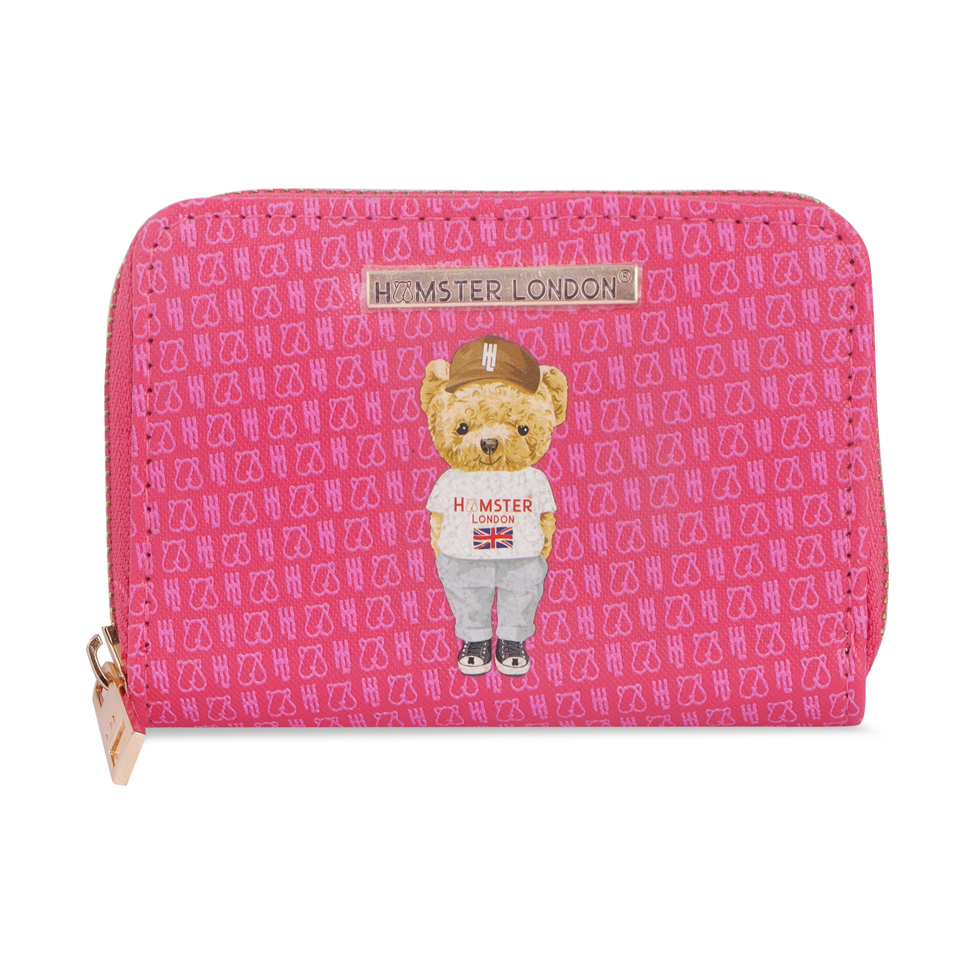 Hamster London TED H Limited Collection Small Wallet Hot Pink