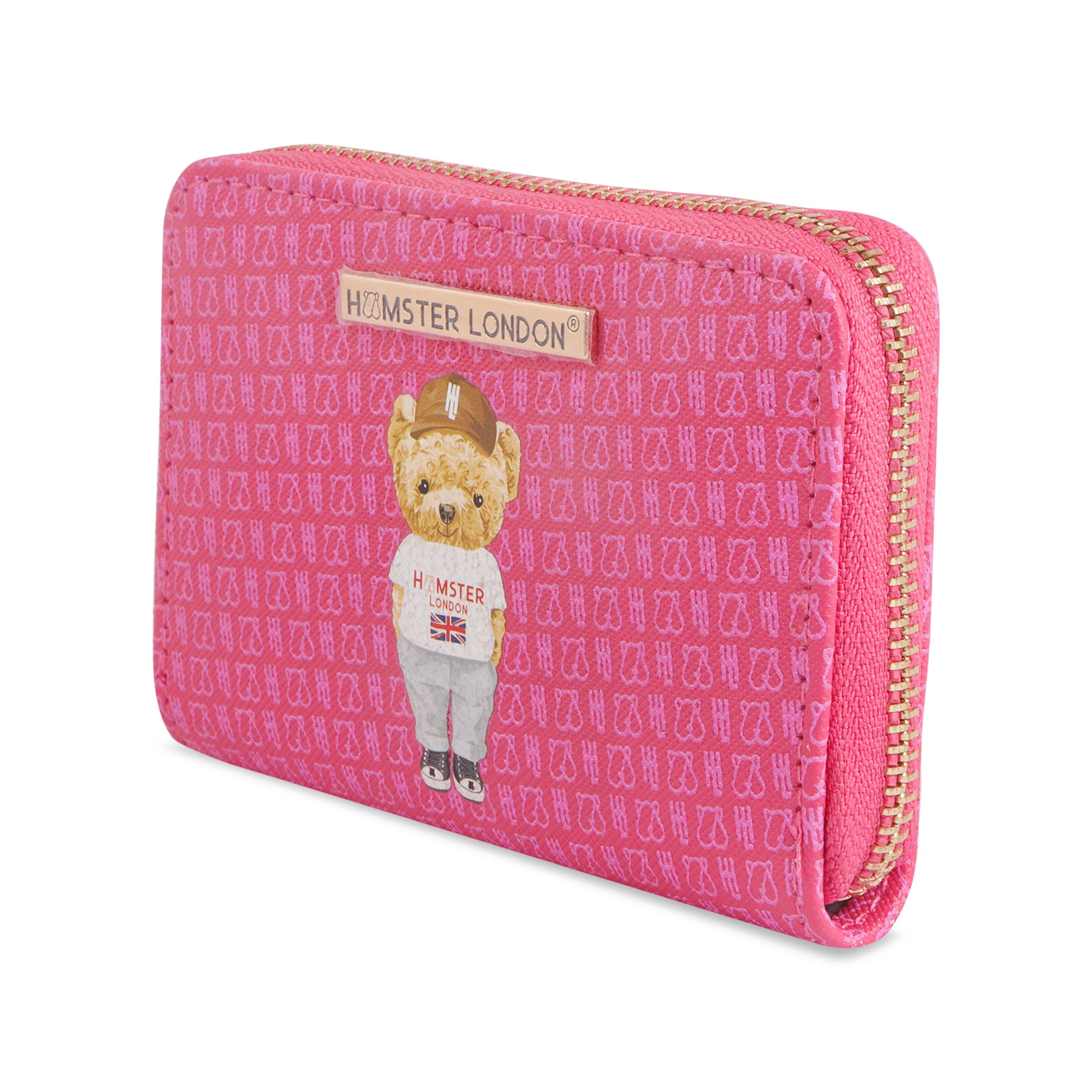 Hamster London TED H Limited Collection Small Wallet Hot Pink