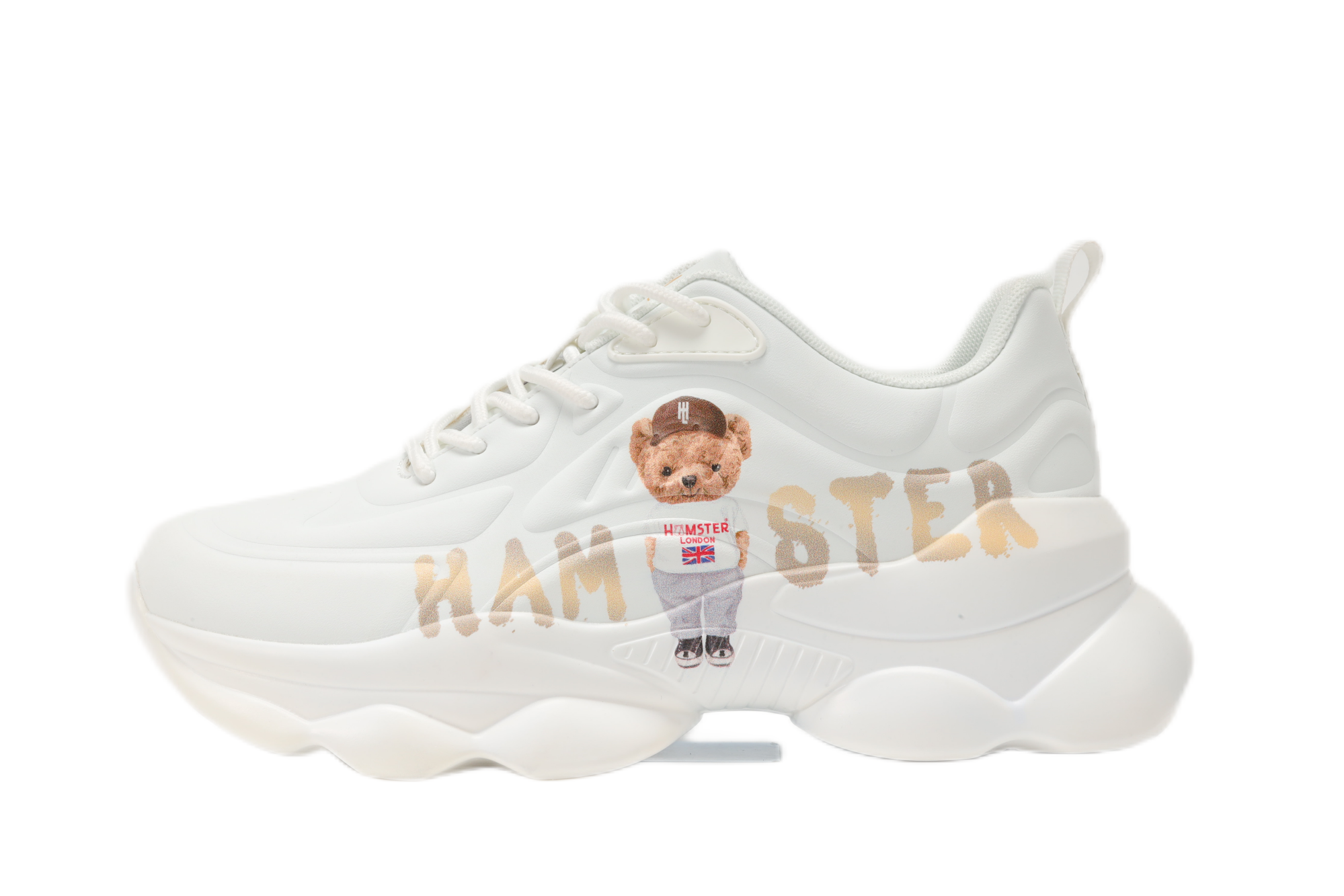 Hamster London Ted H Party Sneakers Gold