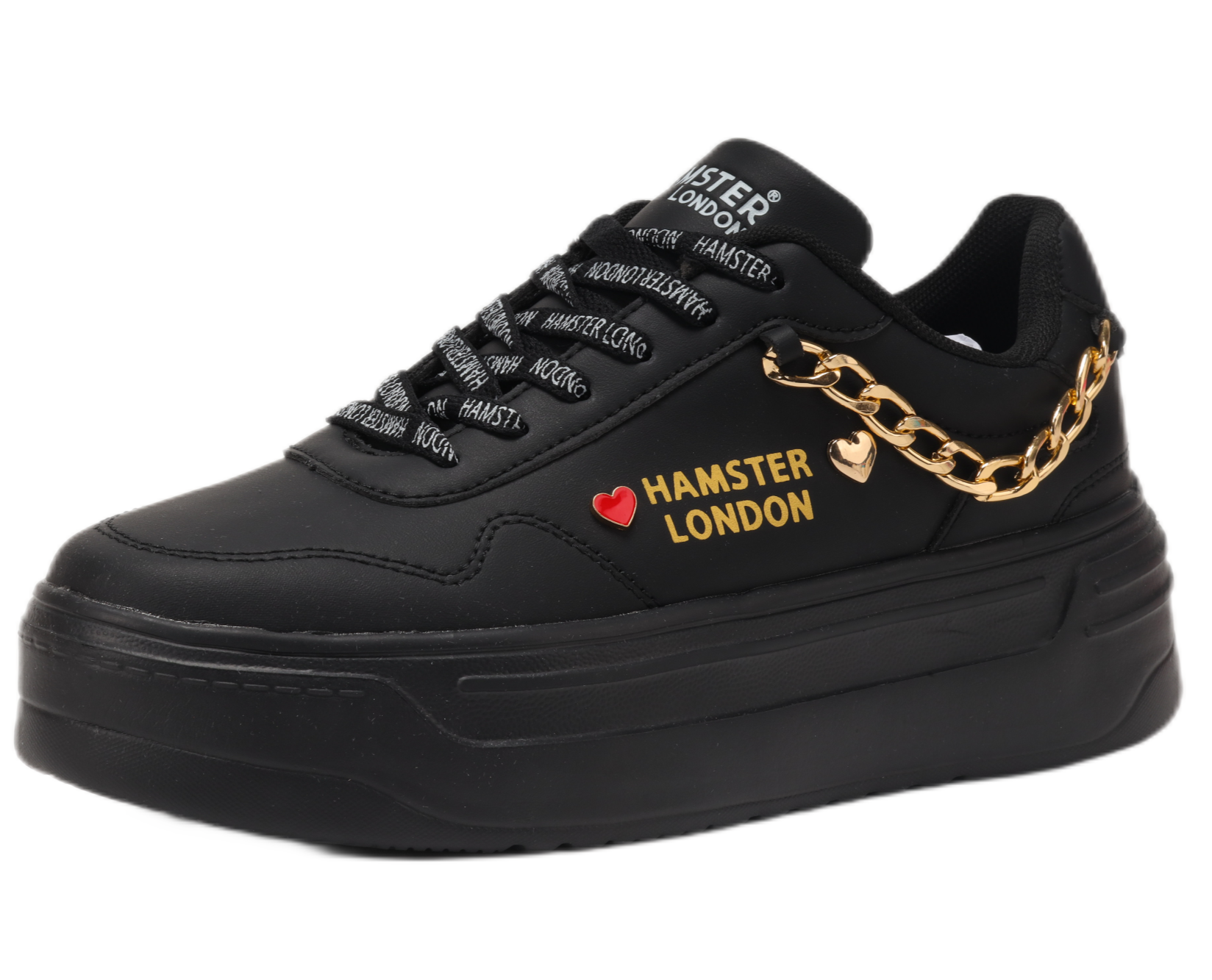 Hamster London Marcella Classic Black Party Sneakers