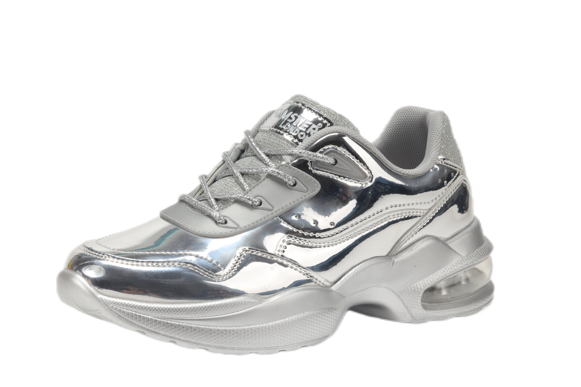 Hamster London Heli Silver Party Sneakers