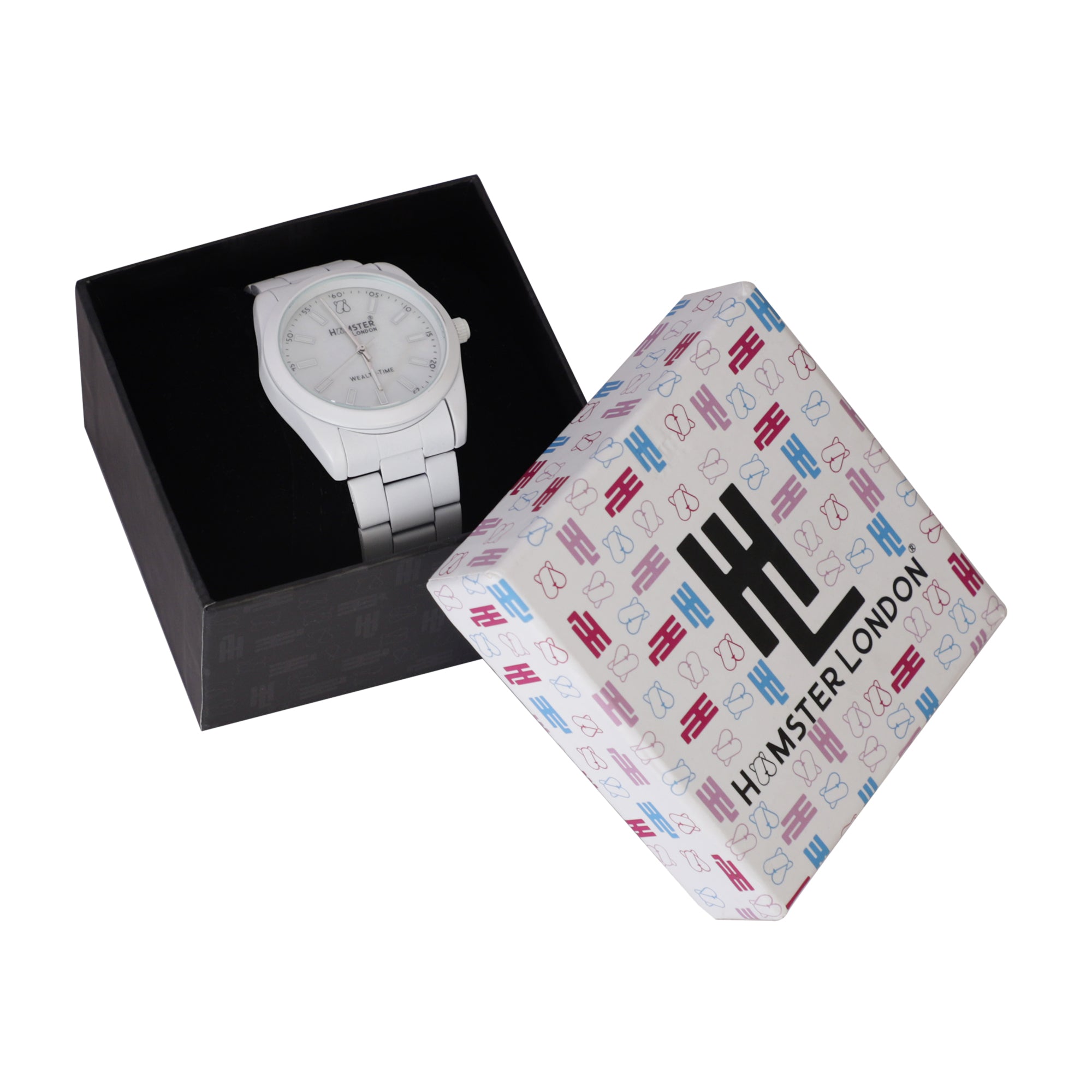 Hamster London High Candy Watch White