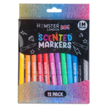 Hamster London Gift Hamper Stationery Set Football + Fineliner + Scented Markers + Gel Pen + Crayon + Pouches