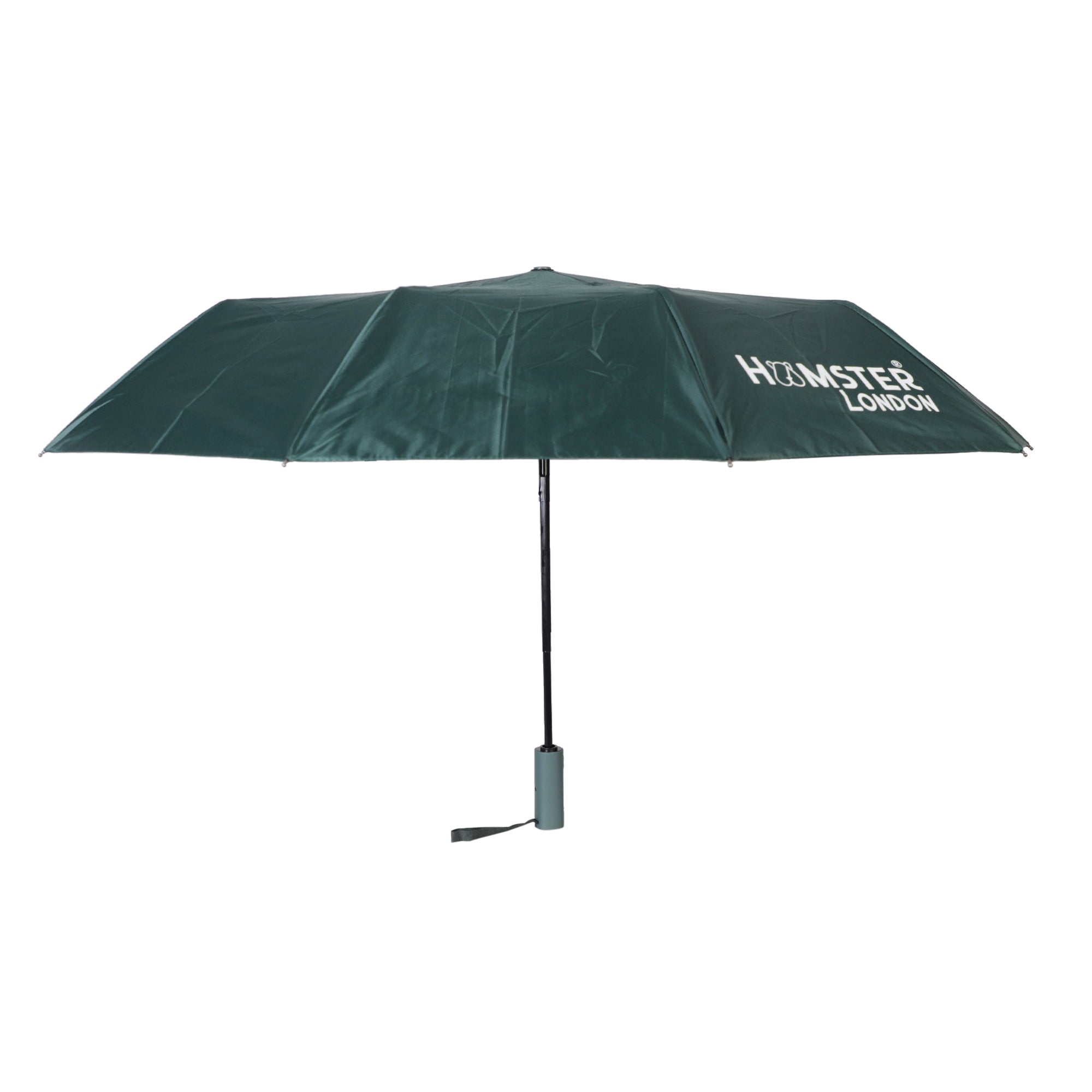 Hamster London Colored Handle Auto Umbrella Green