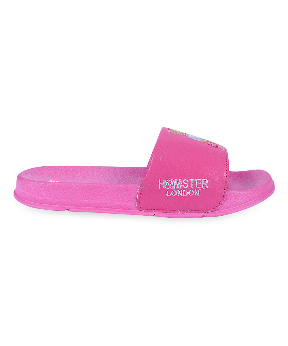 Hamster London Ted H Chic Slides Hot Pink