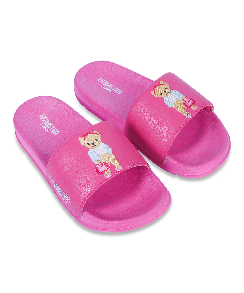 Hamster London Ted H Chic Slides Hot Pink