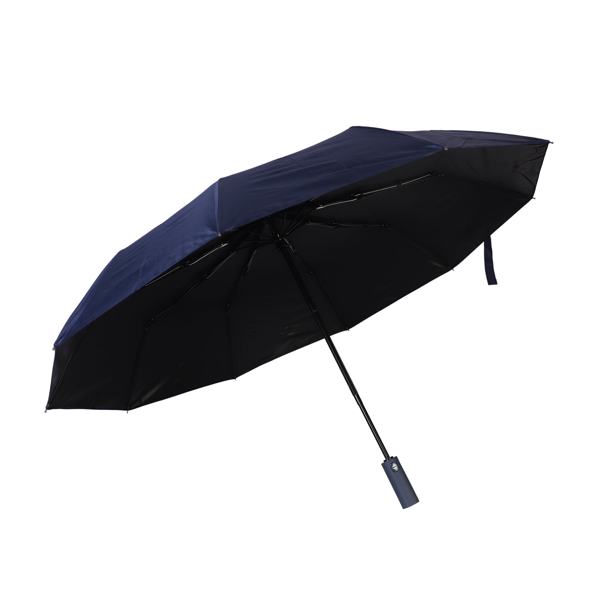 Hamster London Colored Handle Auto Umbrella Blue