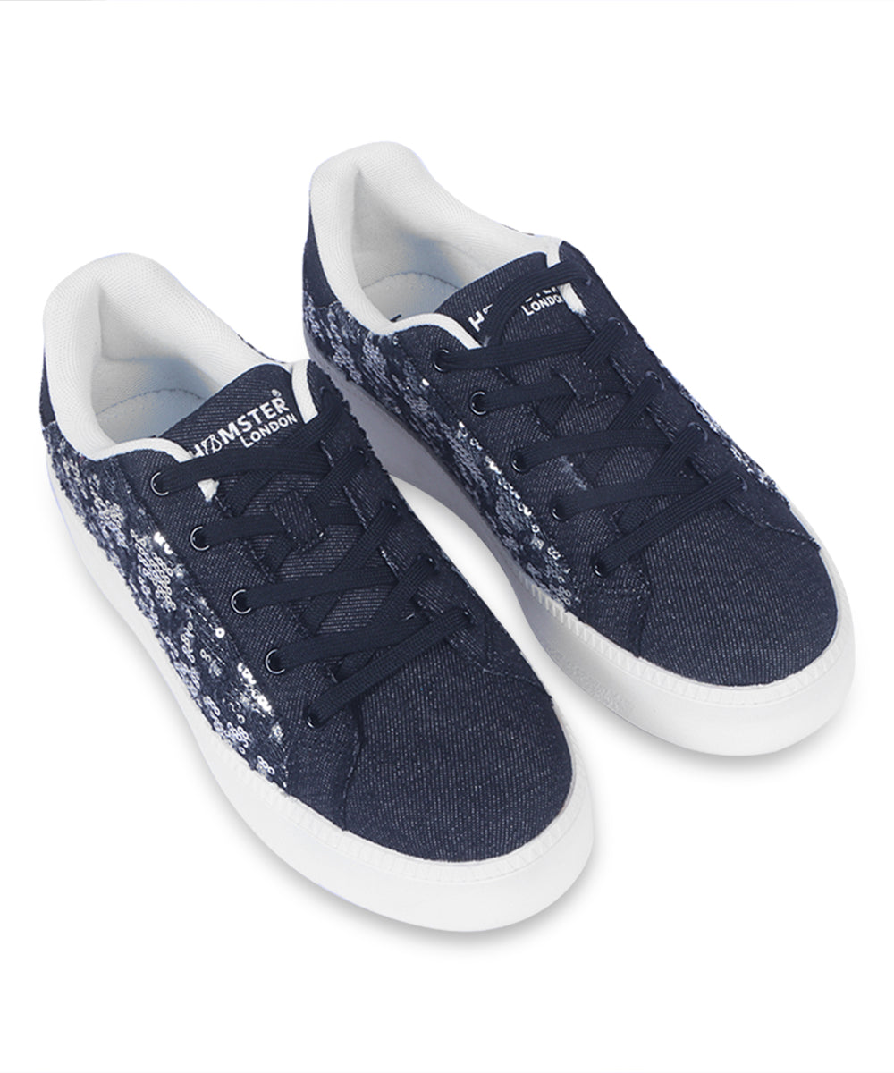 Hamster London Super Model Bling Black Sneakers