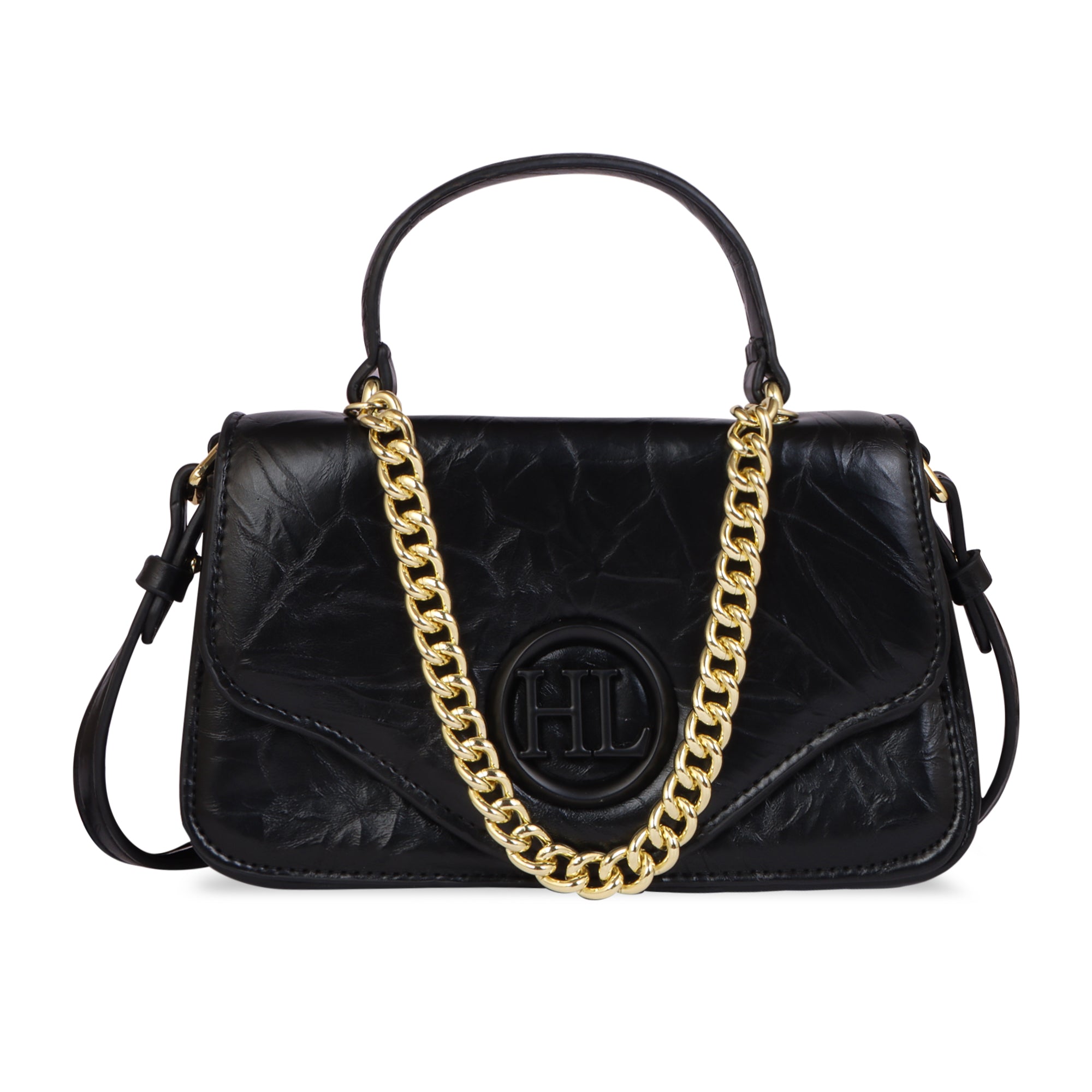 Hamster London Pastel Promise Sling Hand Bag Black