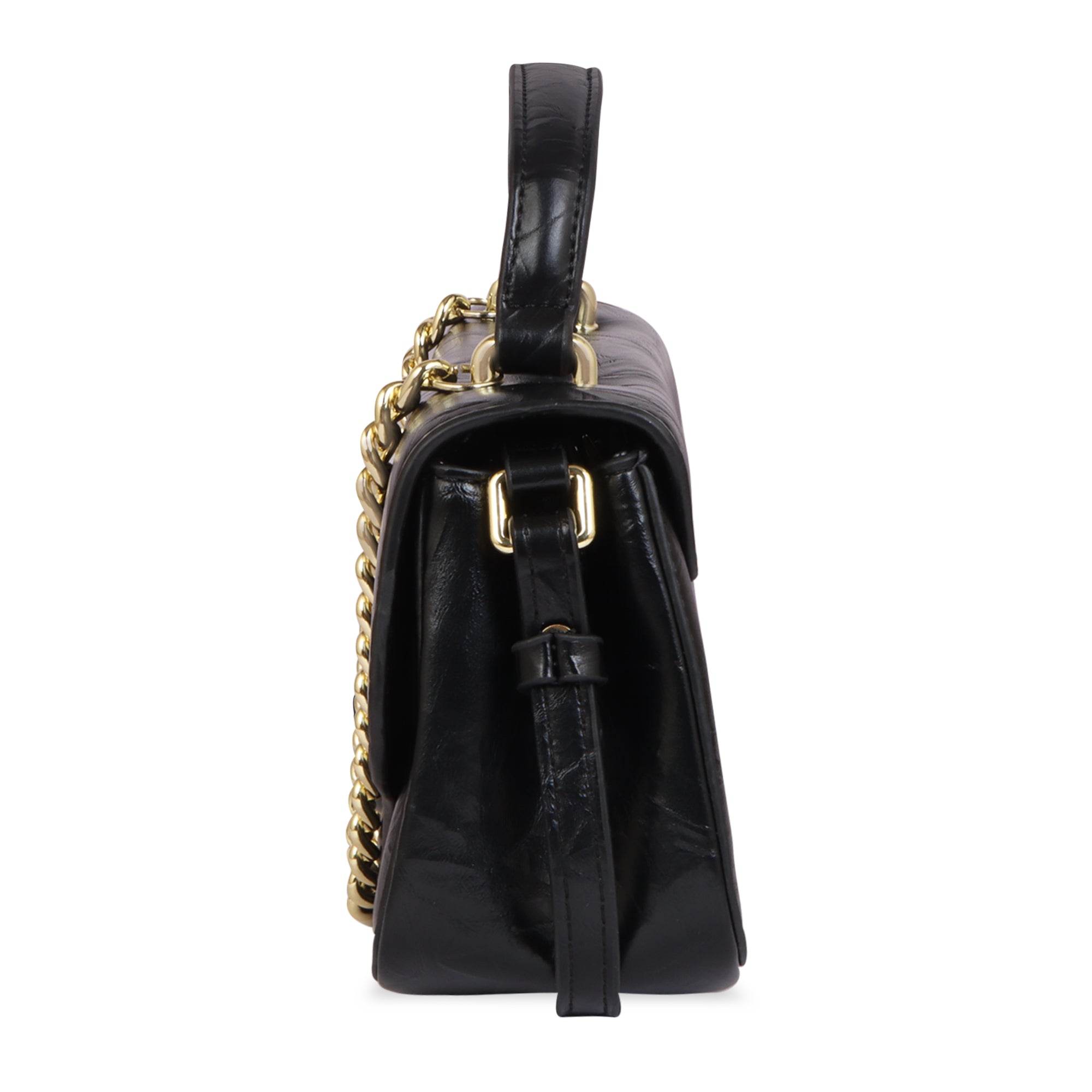 Hamster London Pastel Promise Sling Hand Bag Black