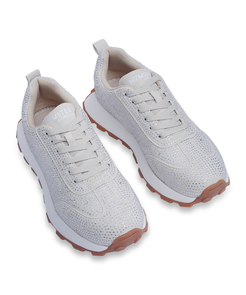 Hamster London Love Stone Off White Sneakers