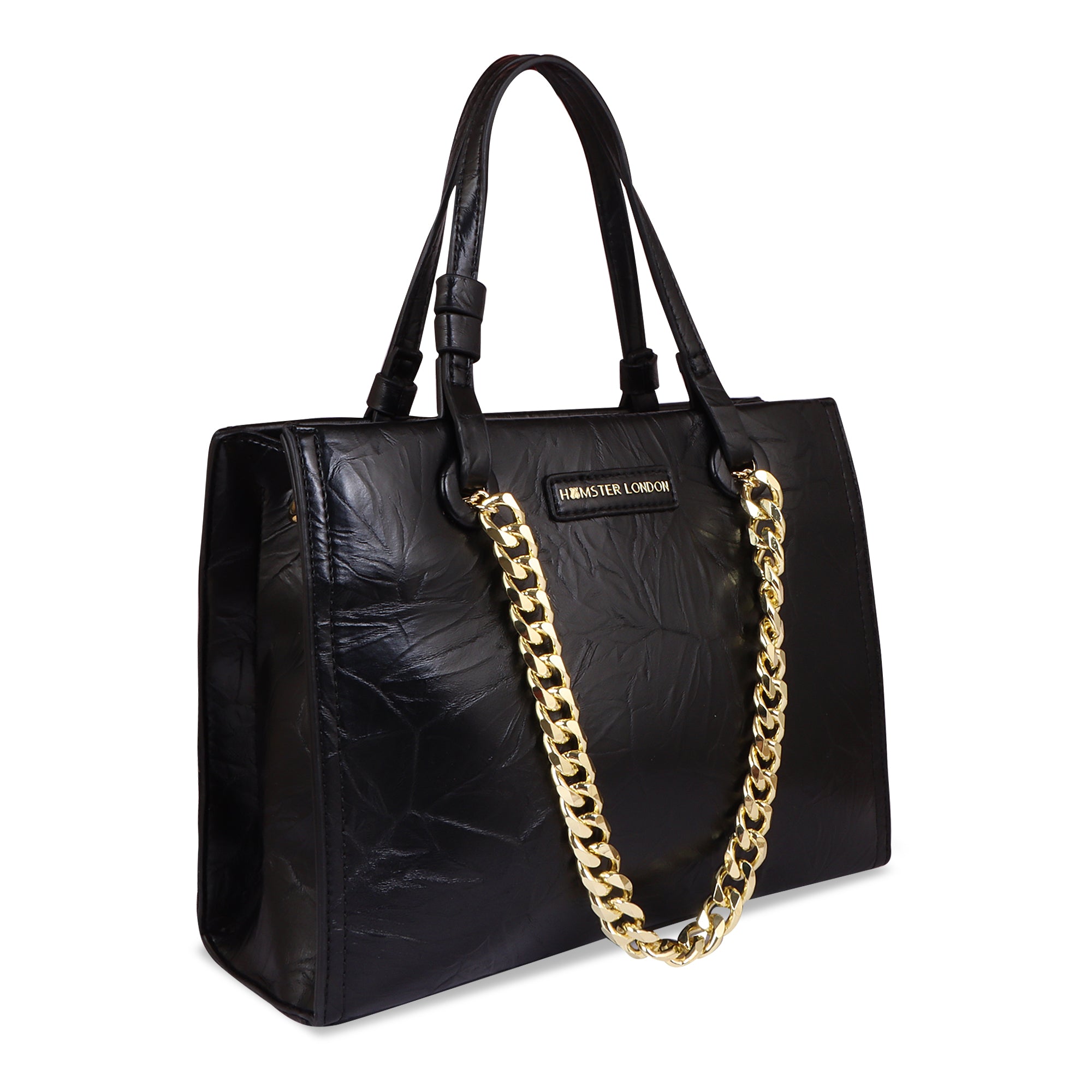 Hamster London Pastel Promise Handbag Black