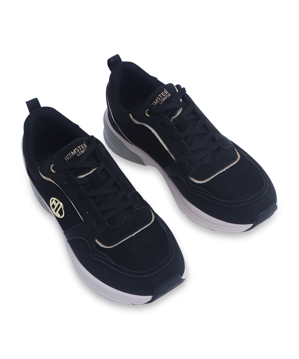 Hamster London Signature Black Sneakers