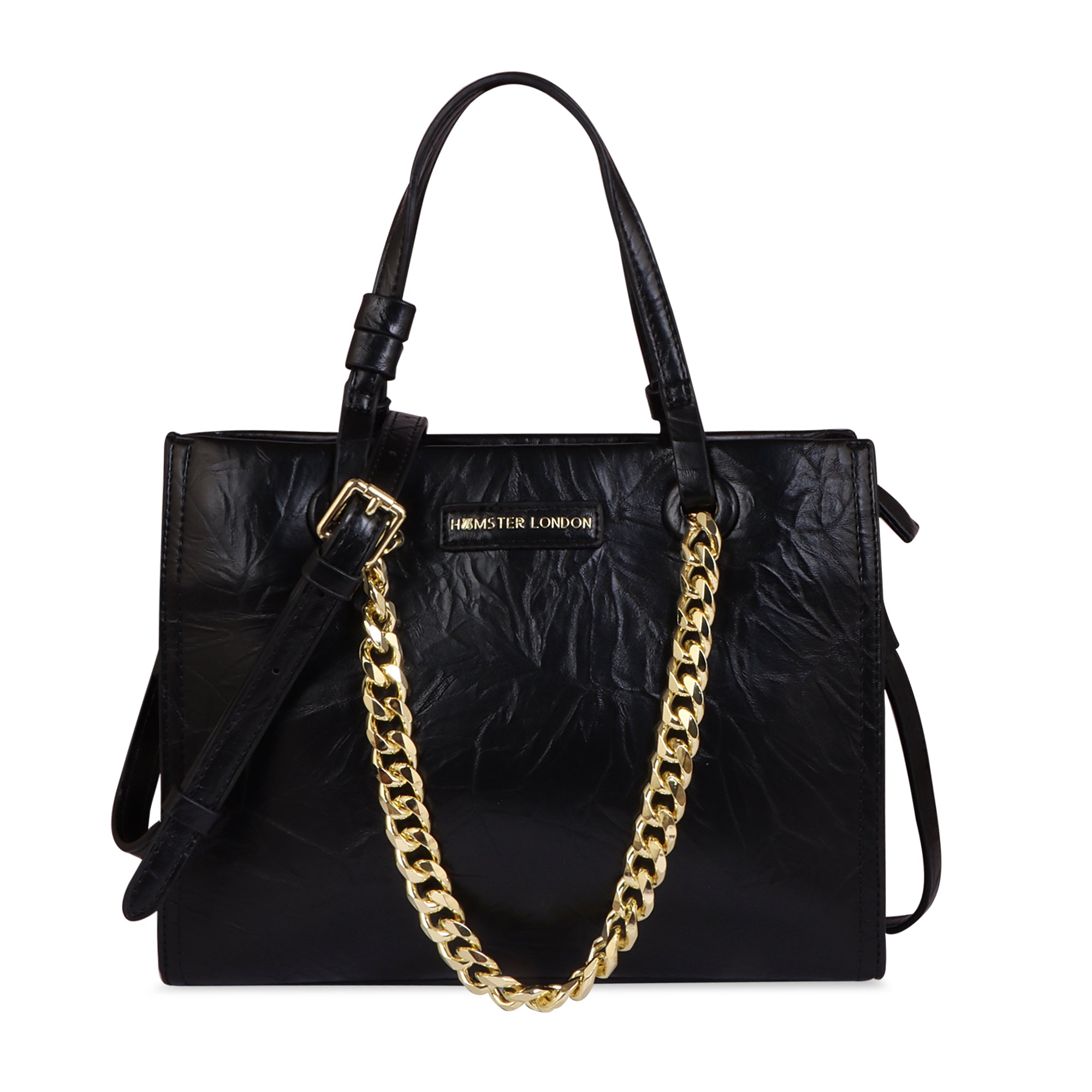 Hamster London Pastel Promise Handbag Black