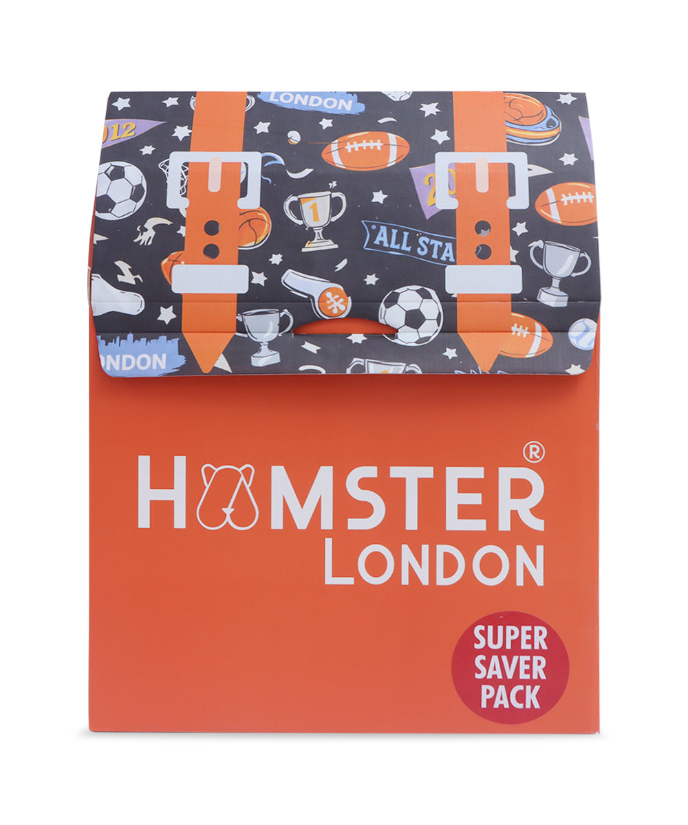 Hamster London School Bundle City Champ Backpack + Lunch Bag + Pouch + Sipper