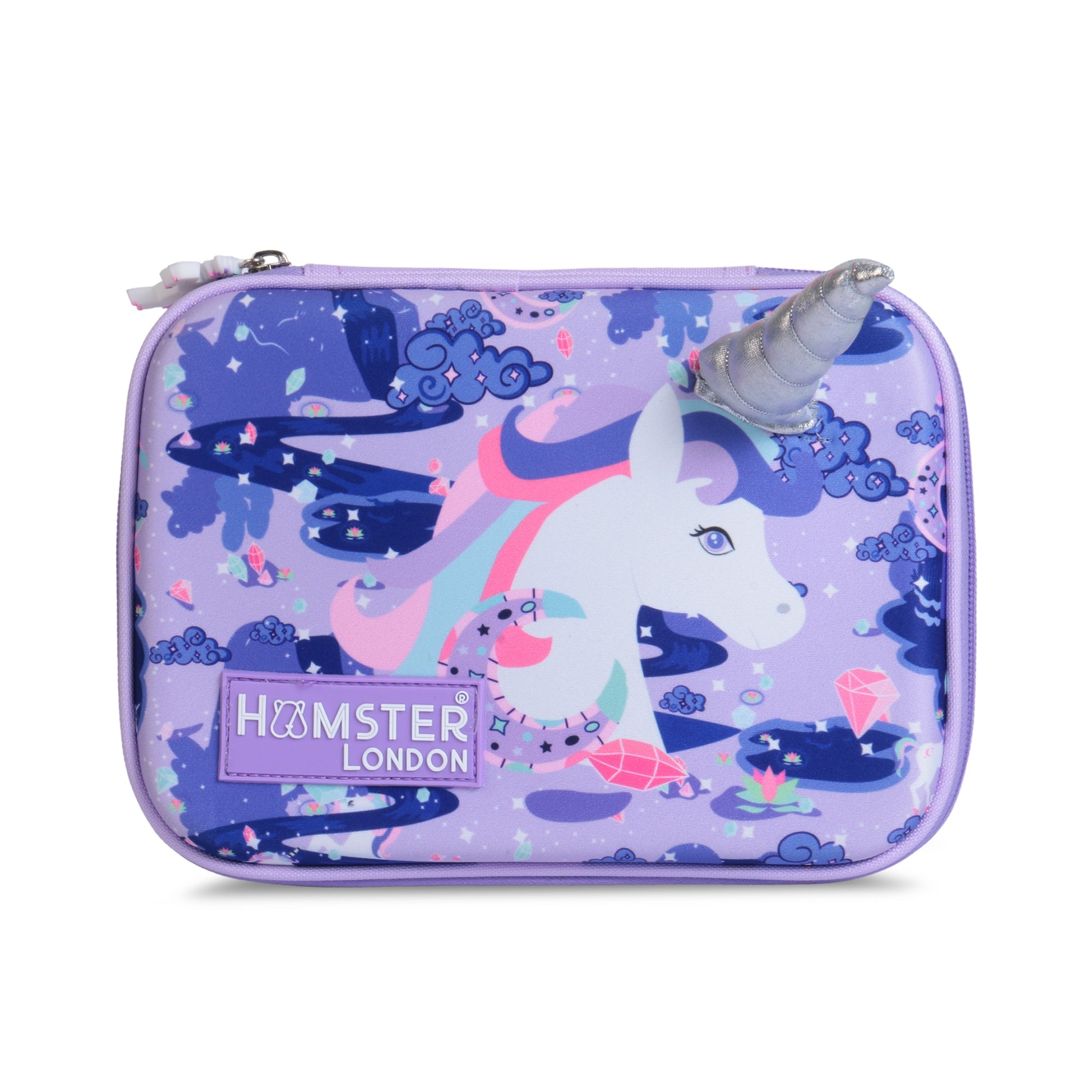 Hamster London Gift Hamster ( Magical Unicorn Hardcase + Lunch bags , Neon Bottle Unicorn , LED Band Mermaid Sea Watch , Star Key Chin )