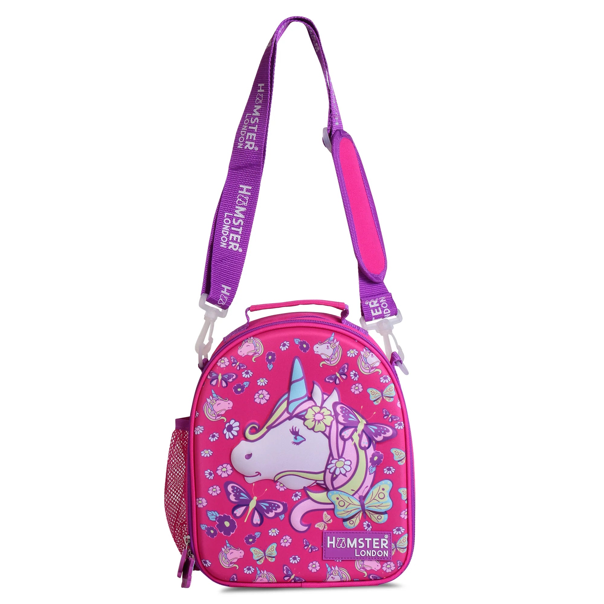 Hamster London Gift Hamper (Pink Pixy Unicorn Hardcase + Lunch bags , Bottle ,  Key chain , Watch )