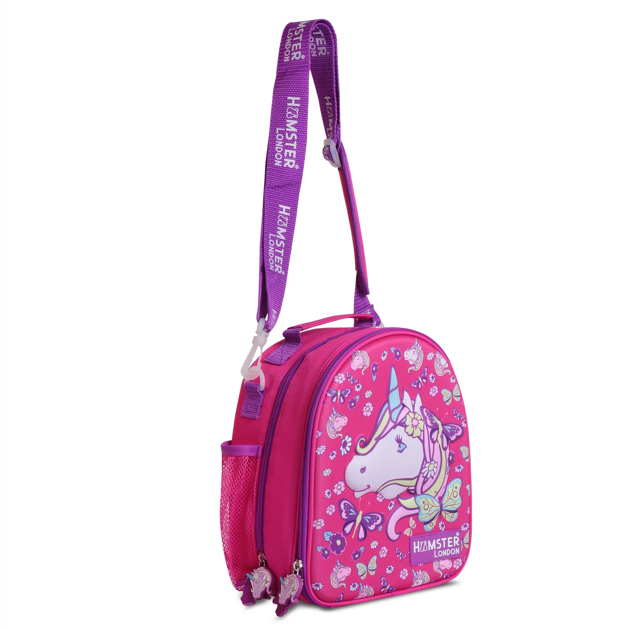 Hamster London Gift Hamper (Pink Pixy Unicorn Hardcase + Lunch bags , Bottle ,  Key chain , Watch )