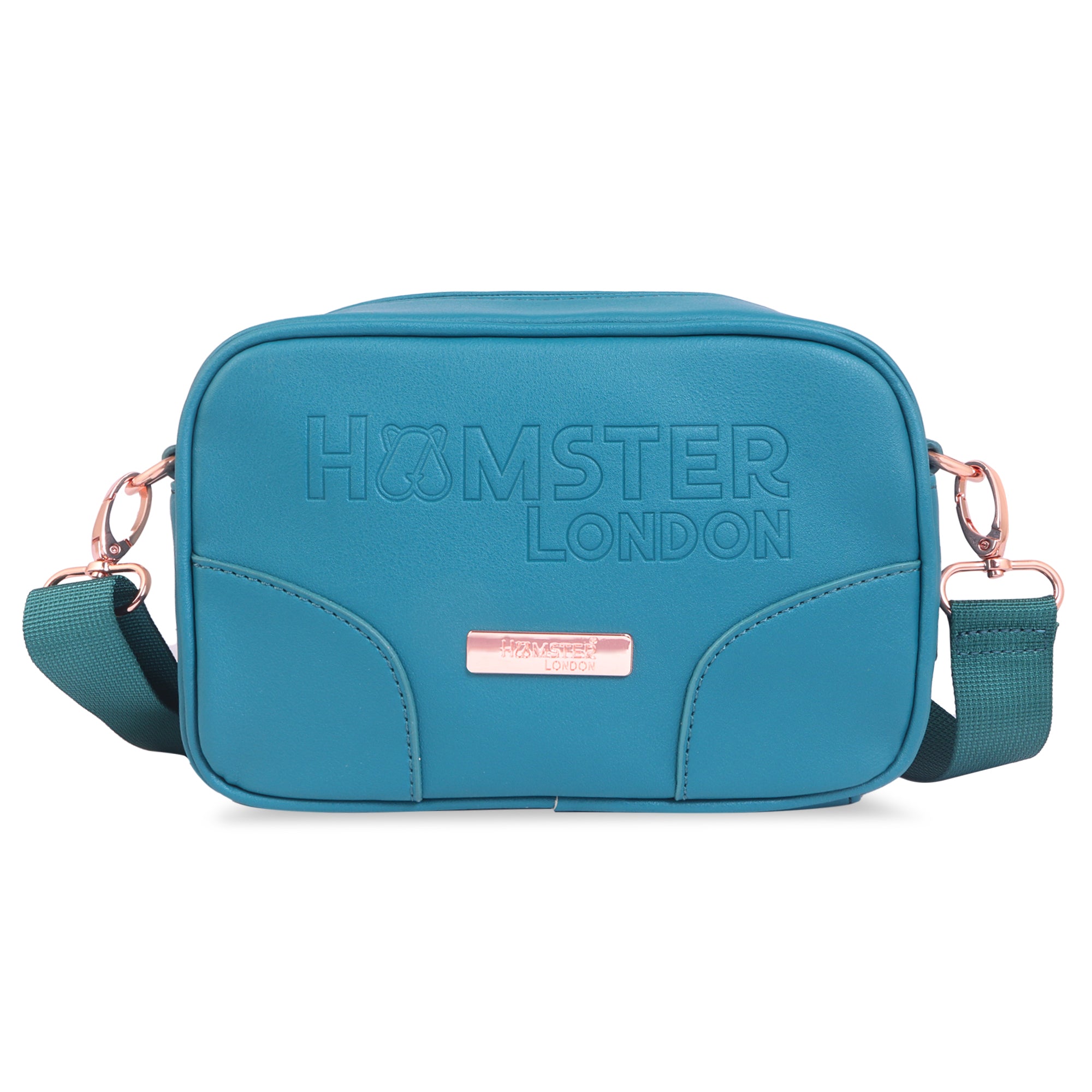 Hamster London Melissa Nova Cross Body Sling Bag Teal