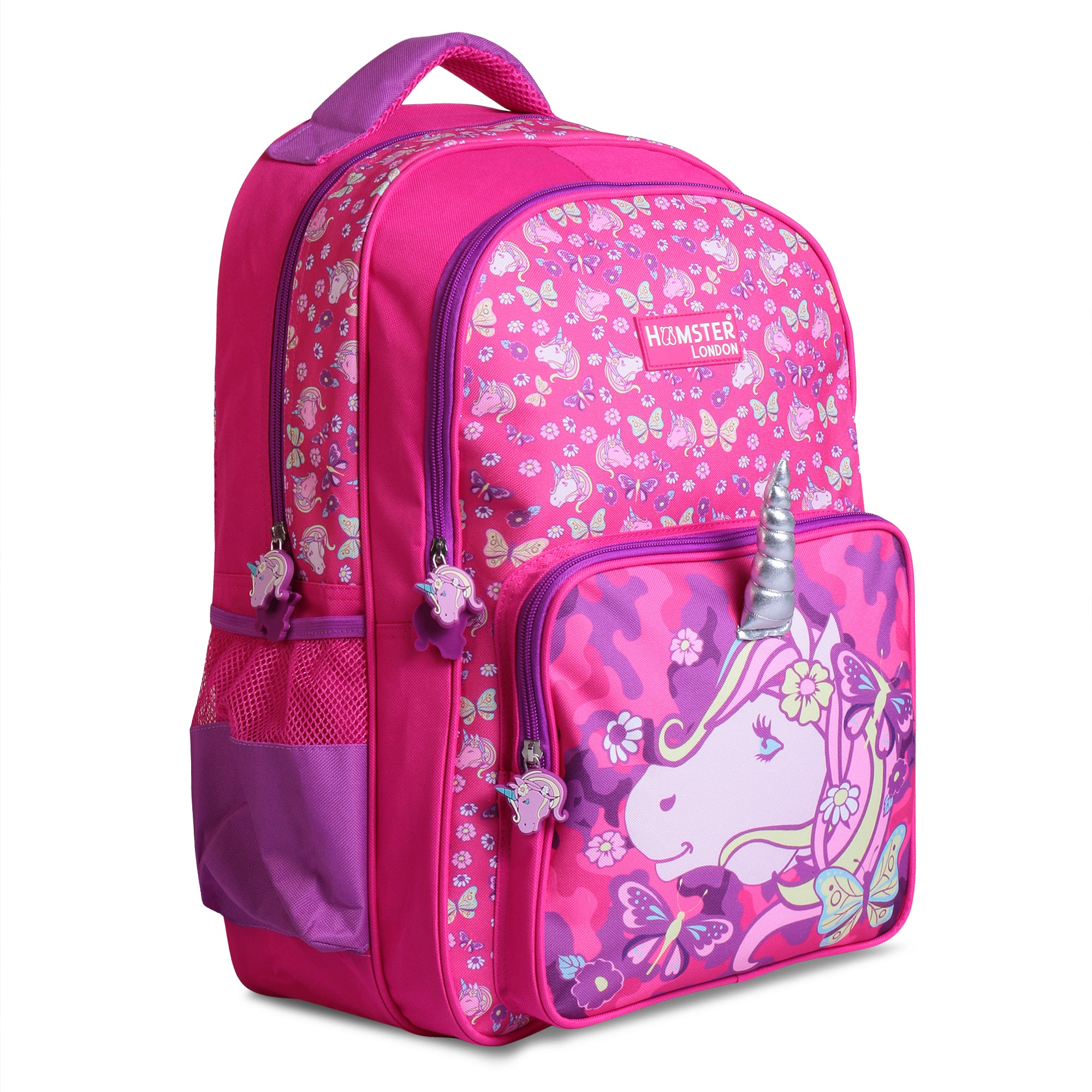 Hamster London Pink Pixy Unicorn Jumbo Backpack for Kids