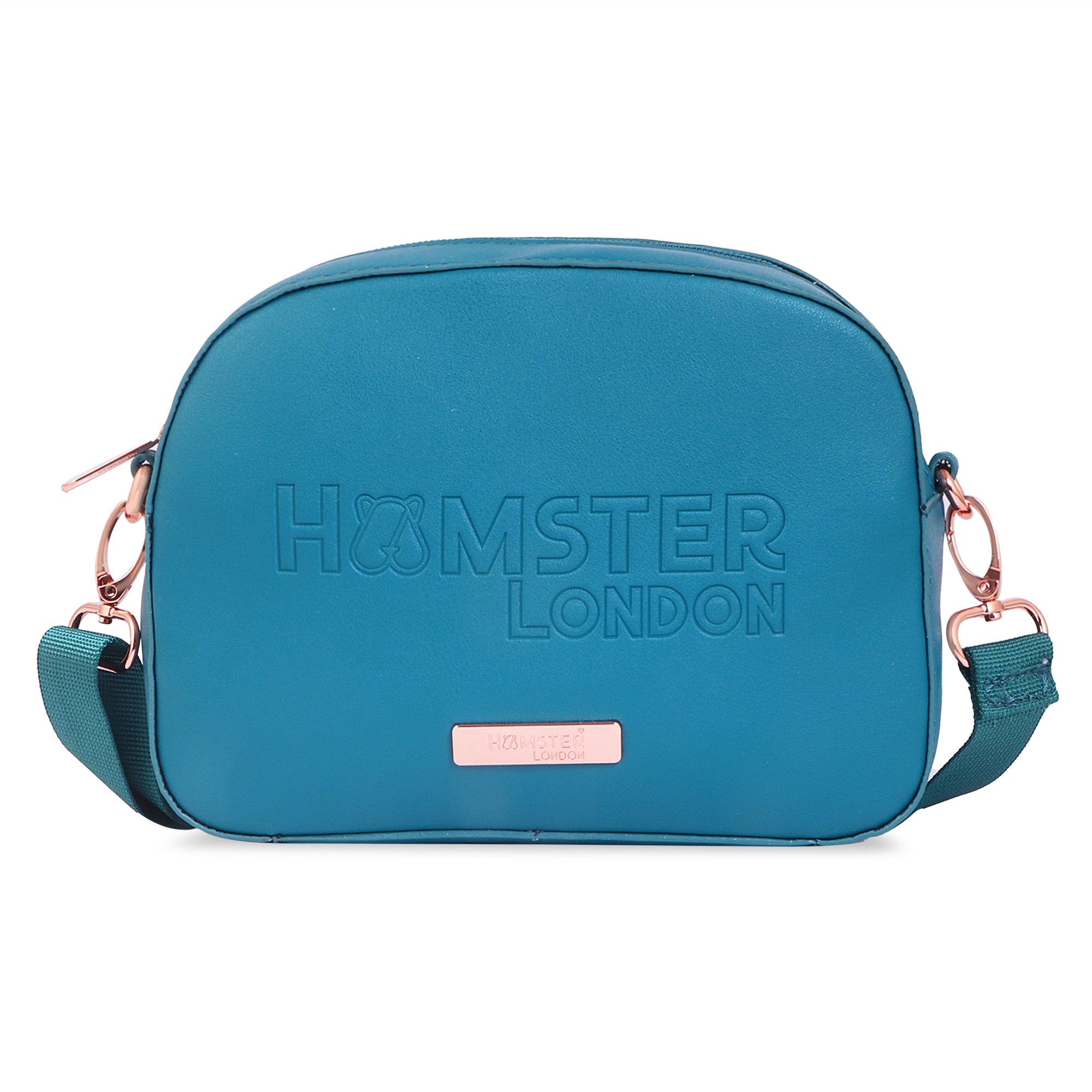 Hamster London Melissa Luna Cross Body Sling Bag Teal