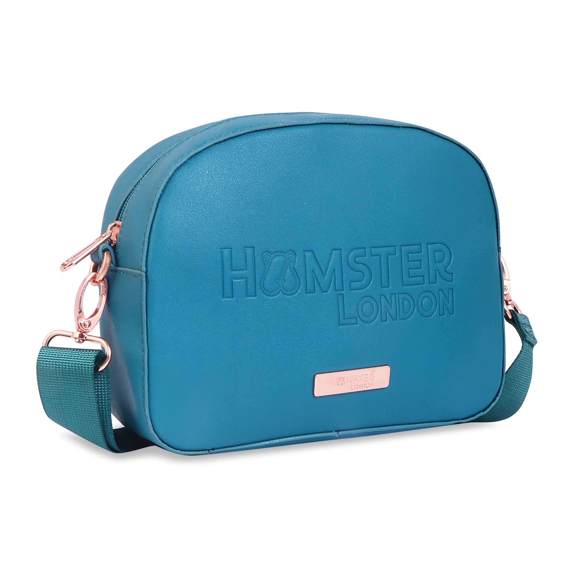 Hamster London Melissa Luna Cross Body Sling Bag Teal