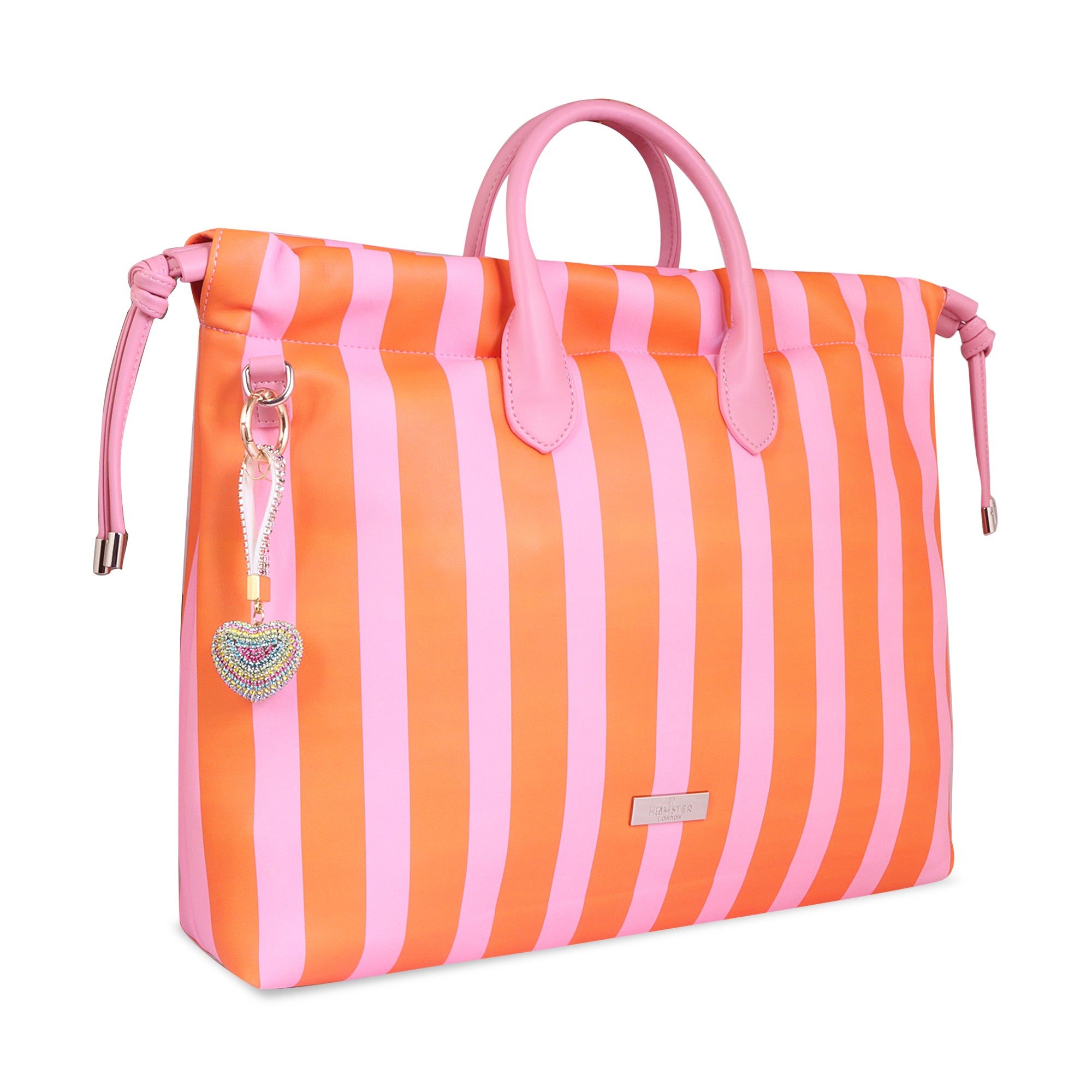 Hamster London Urban Eden Ella Tote Bag Orange/Pink