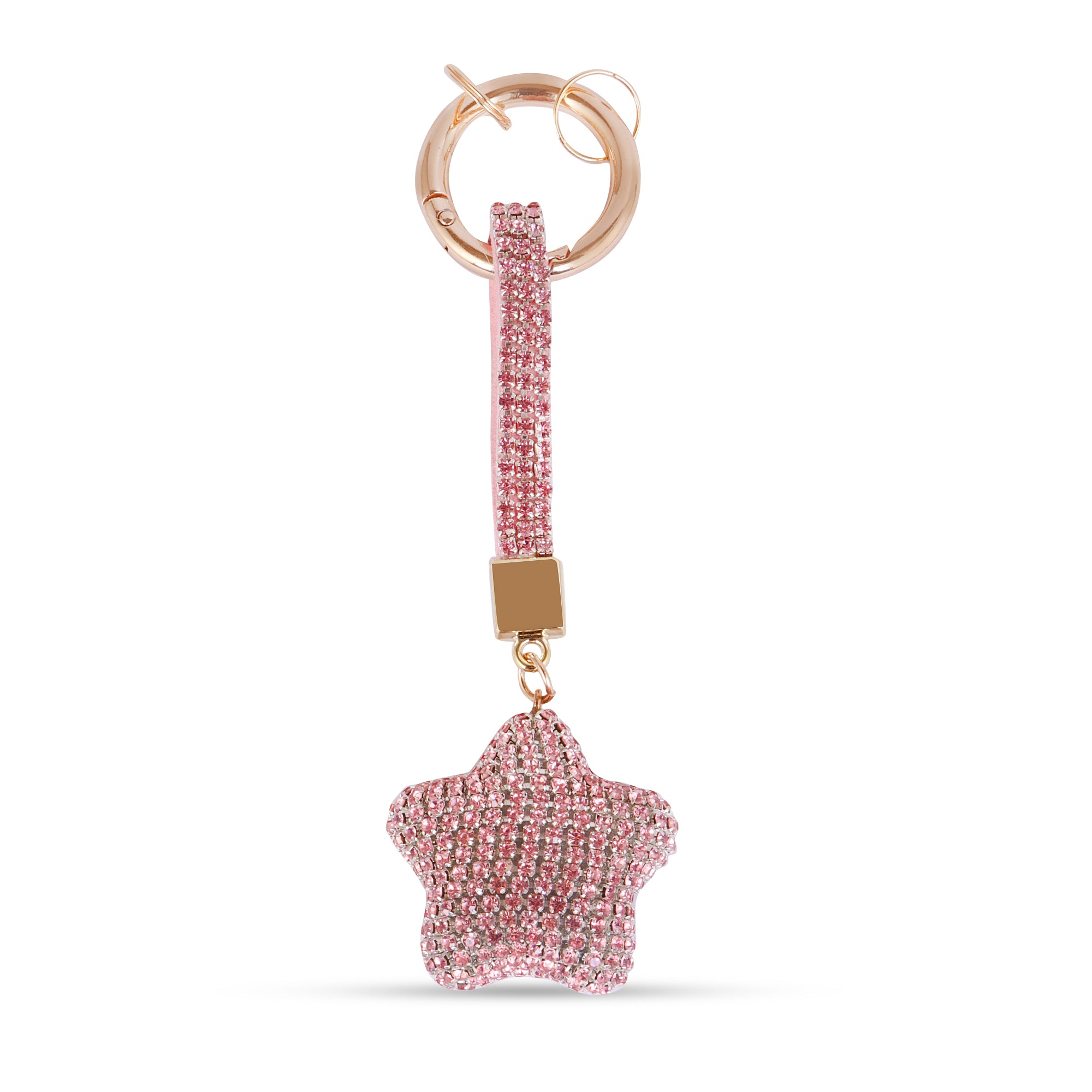 Hamster London Trinkets Star Key Charm Pink