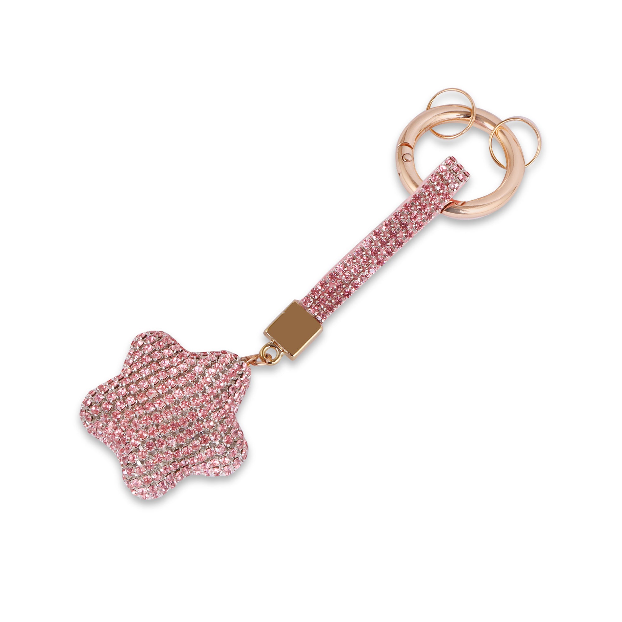 Hamster London Trinkets Star Key Charm Pink