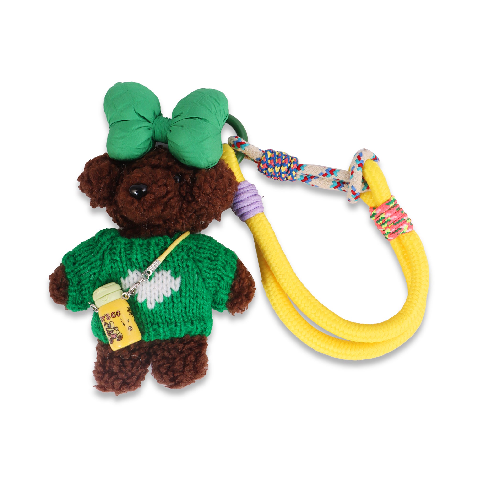 Hamster London Trinkets Hamster Buddy Key Charm Green