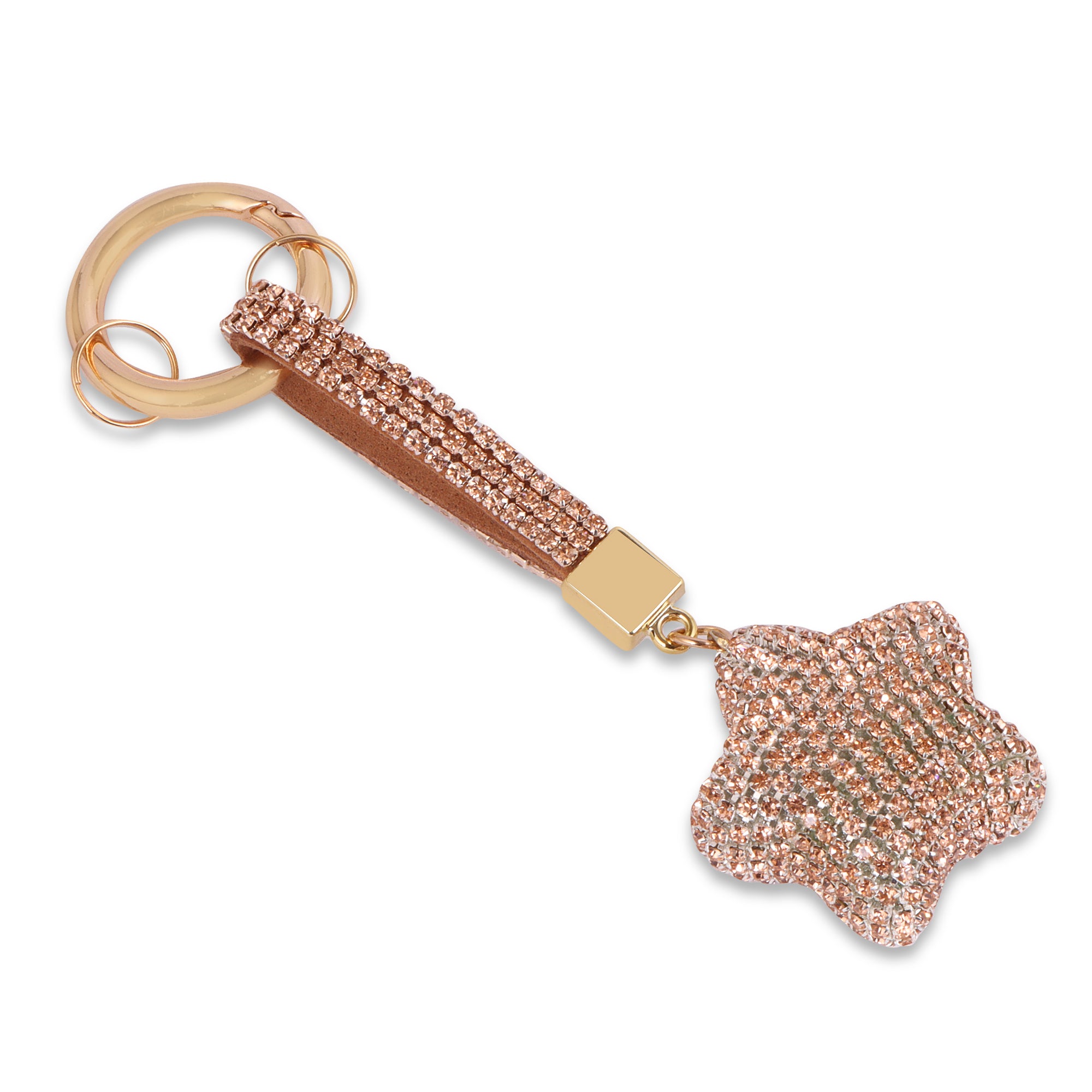 Hamster London Trinkets Star Key Charm Gold