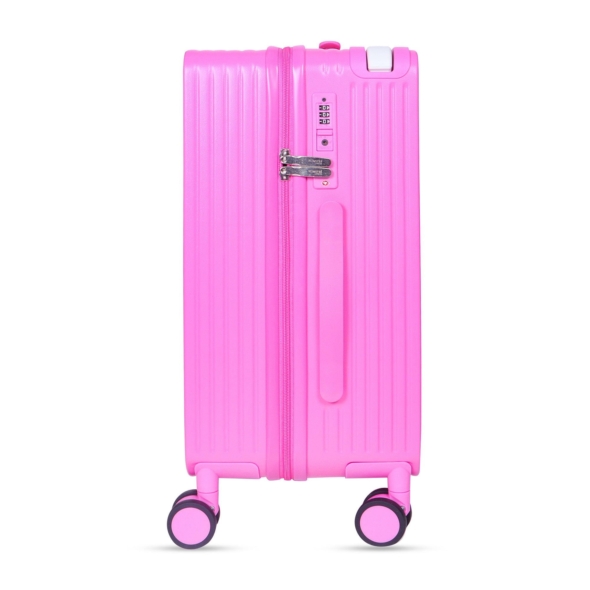 Hamster London Ted H Holiday Luggage Pink 20in