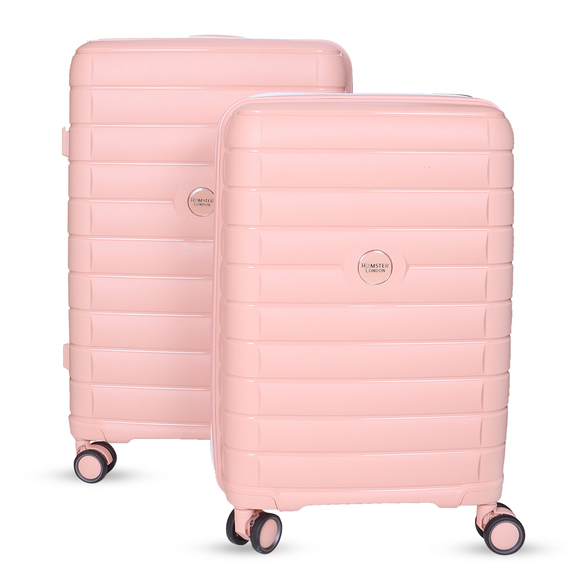 Hamster London Zero Weight Luggage Pink – Combo Set (24in + 20in)