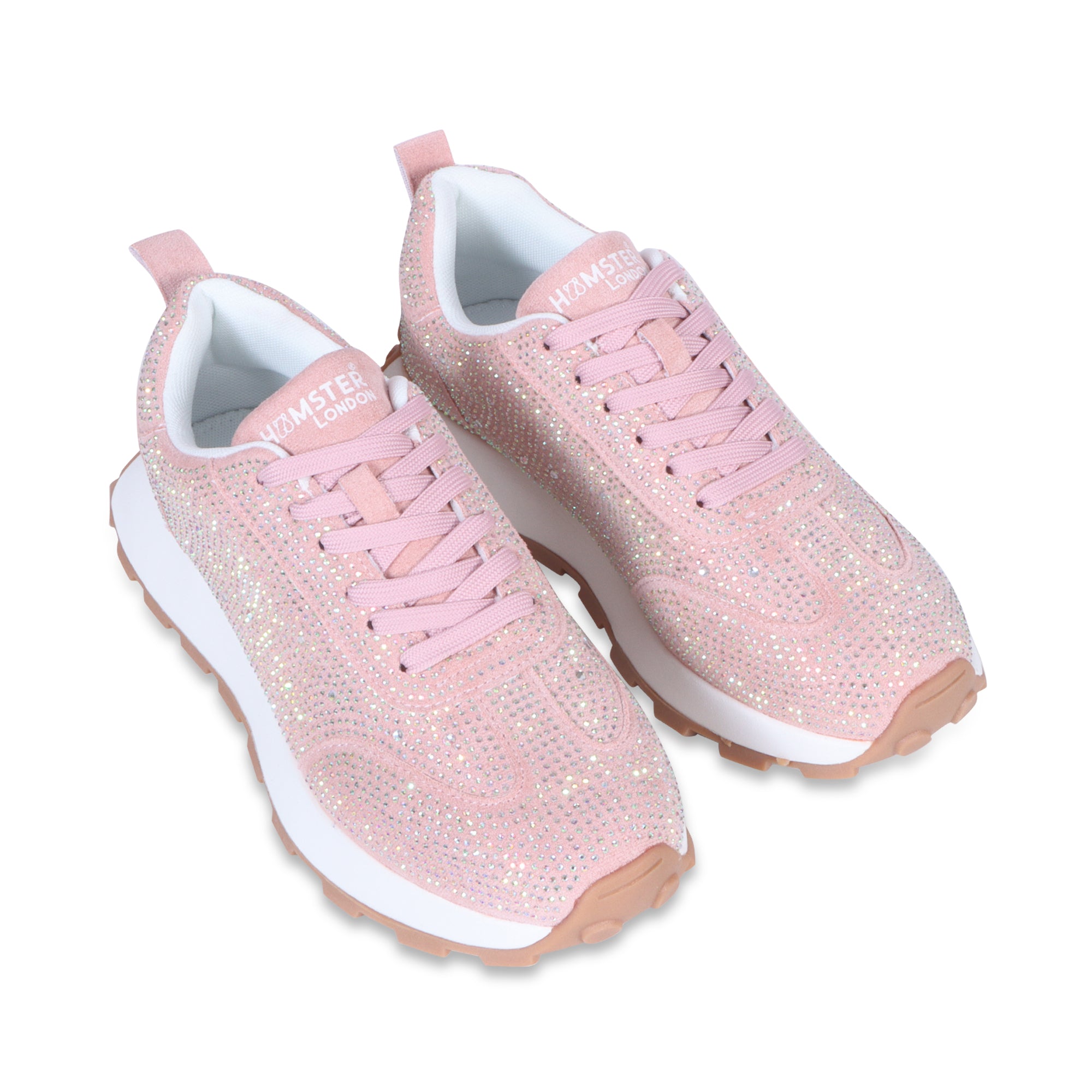 Hamster London Love Stone Pink Sneakers